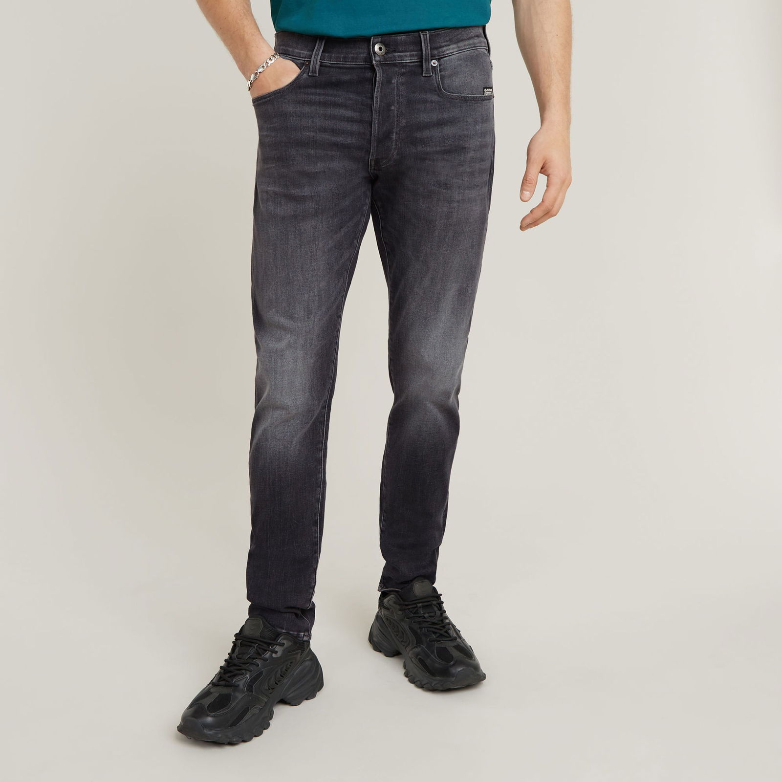 36d1bfccaba07ae0bf60a0bb02389de9 G-Star | G-Star 3301 Slim Jeans | 34/32 | faded black magnet