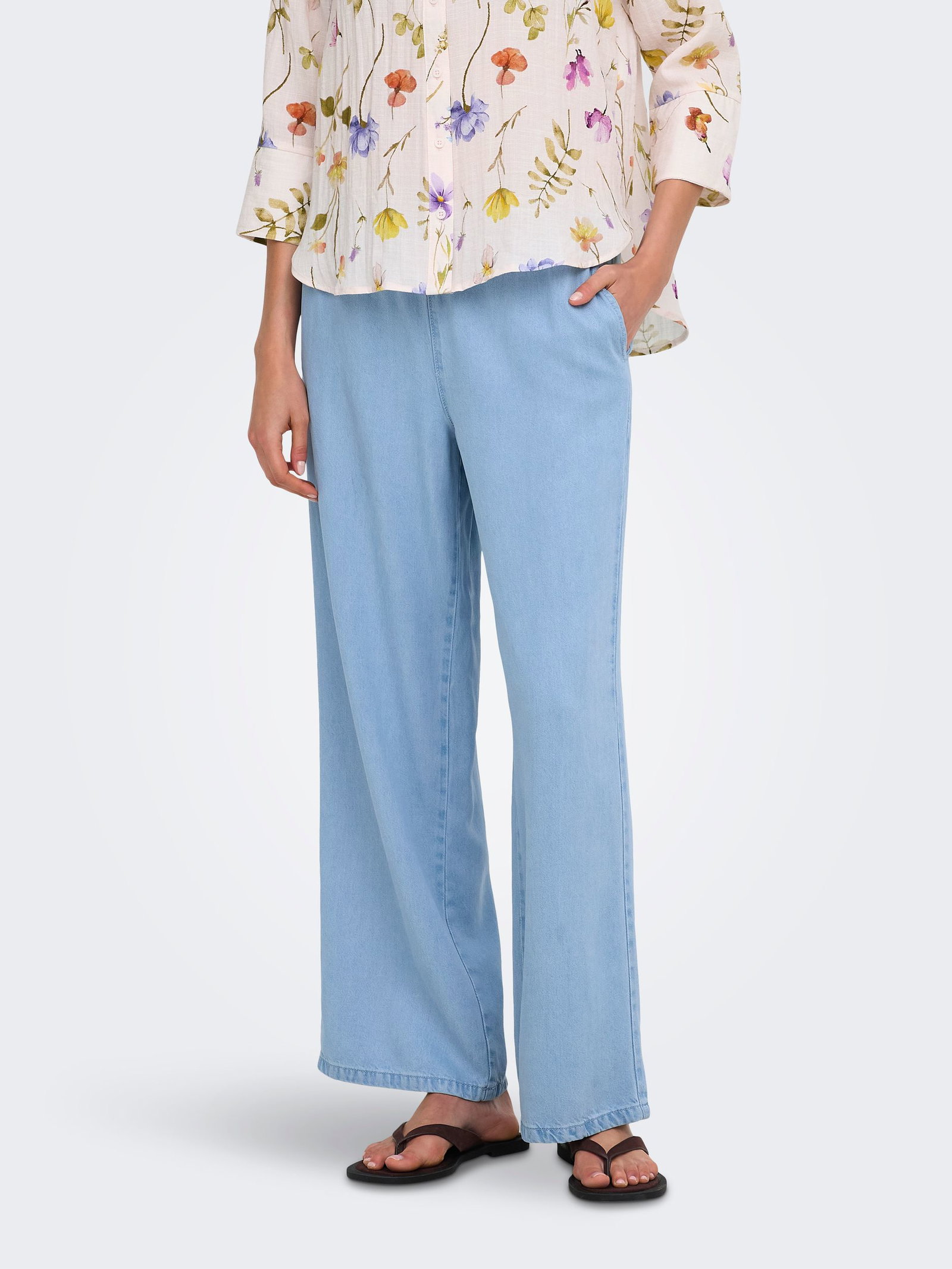 JDY |  JDY Schmale Hose  | XS/32 | light blue denim