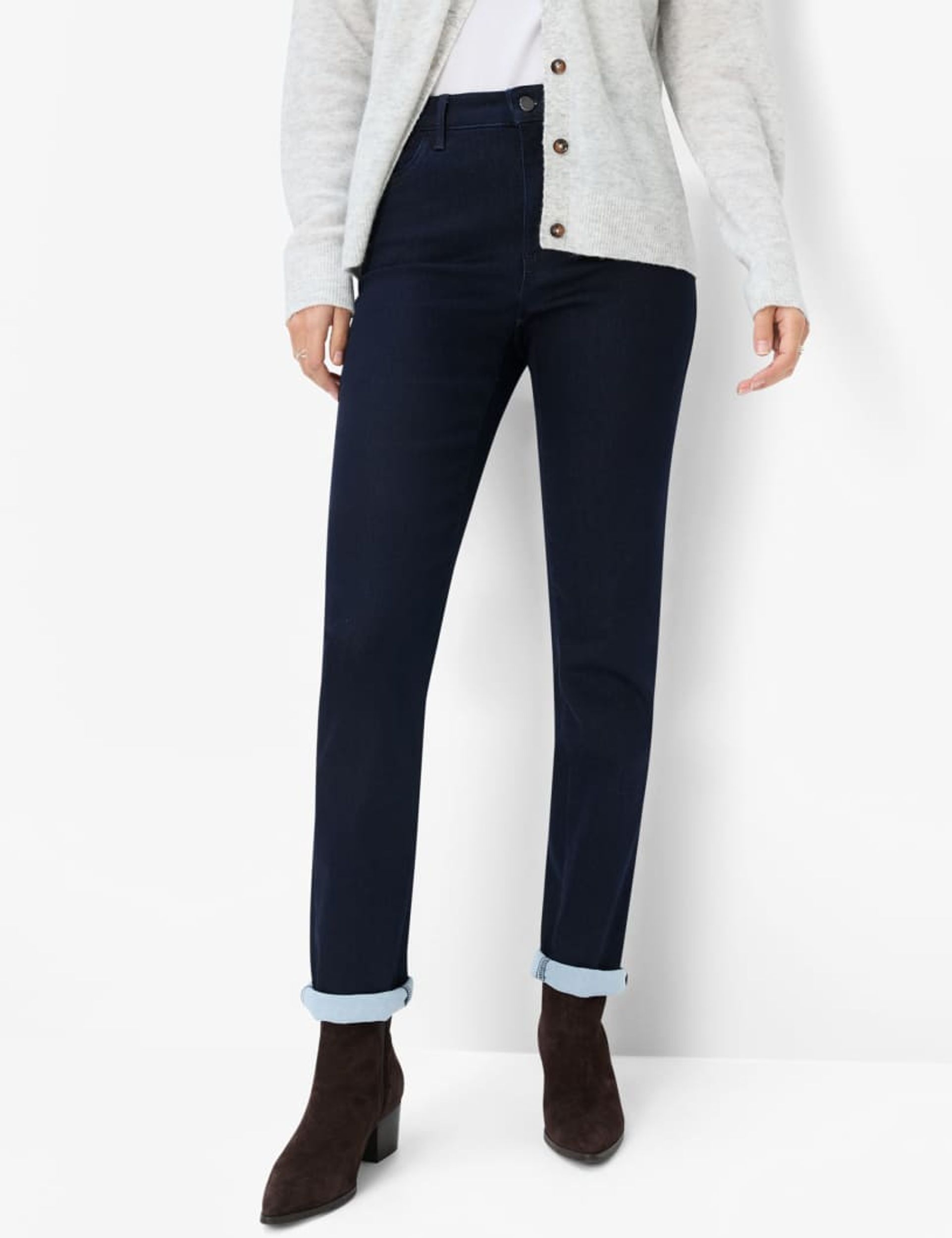 Brax |  Brax  Five Pocket Hose "Style Mary" | 44 | clean raw blue