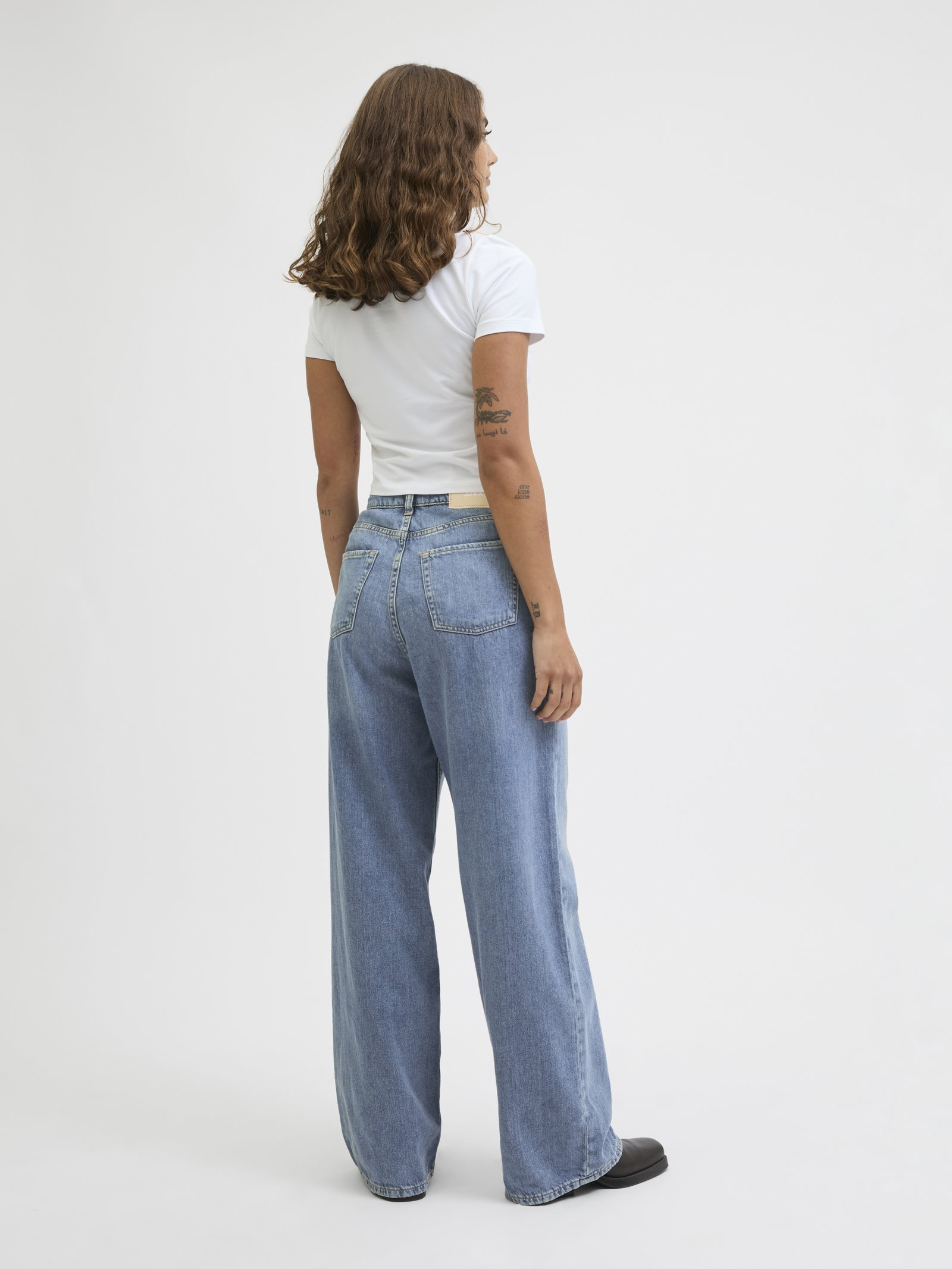 JXTOKYO WIDE HW JEANS R6078 DNM NOO, Light Blue Denim #7