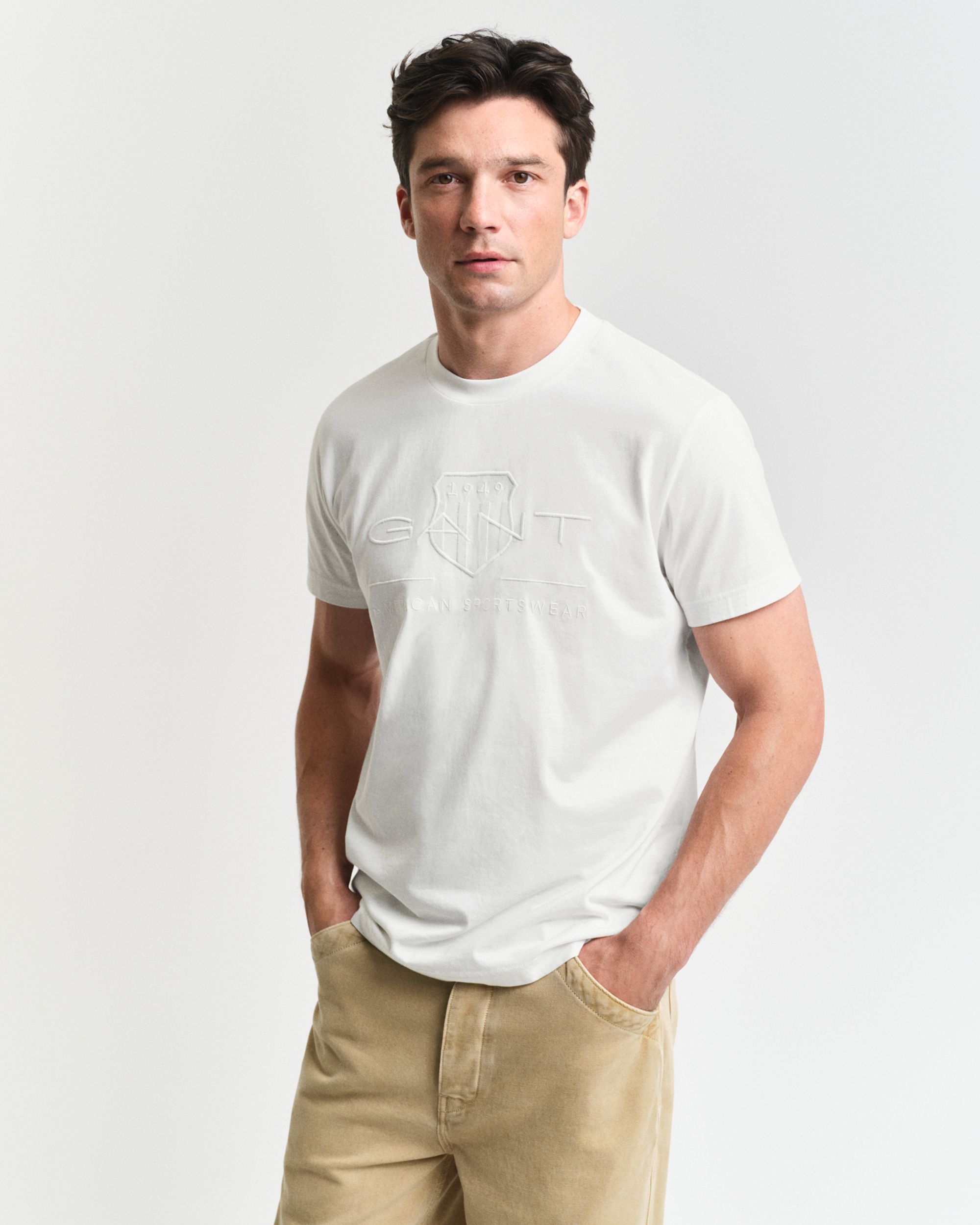 Gant |  Gant Shirt  | M | eggshell