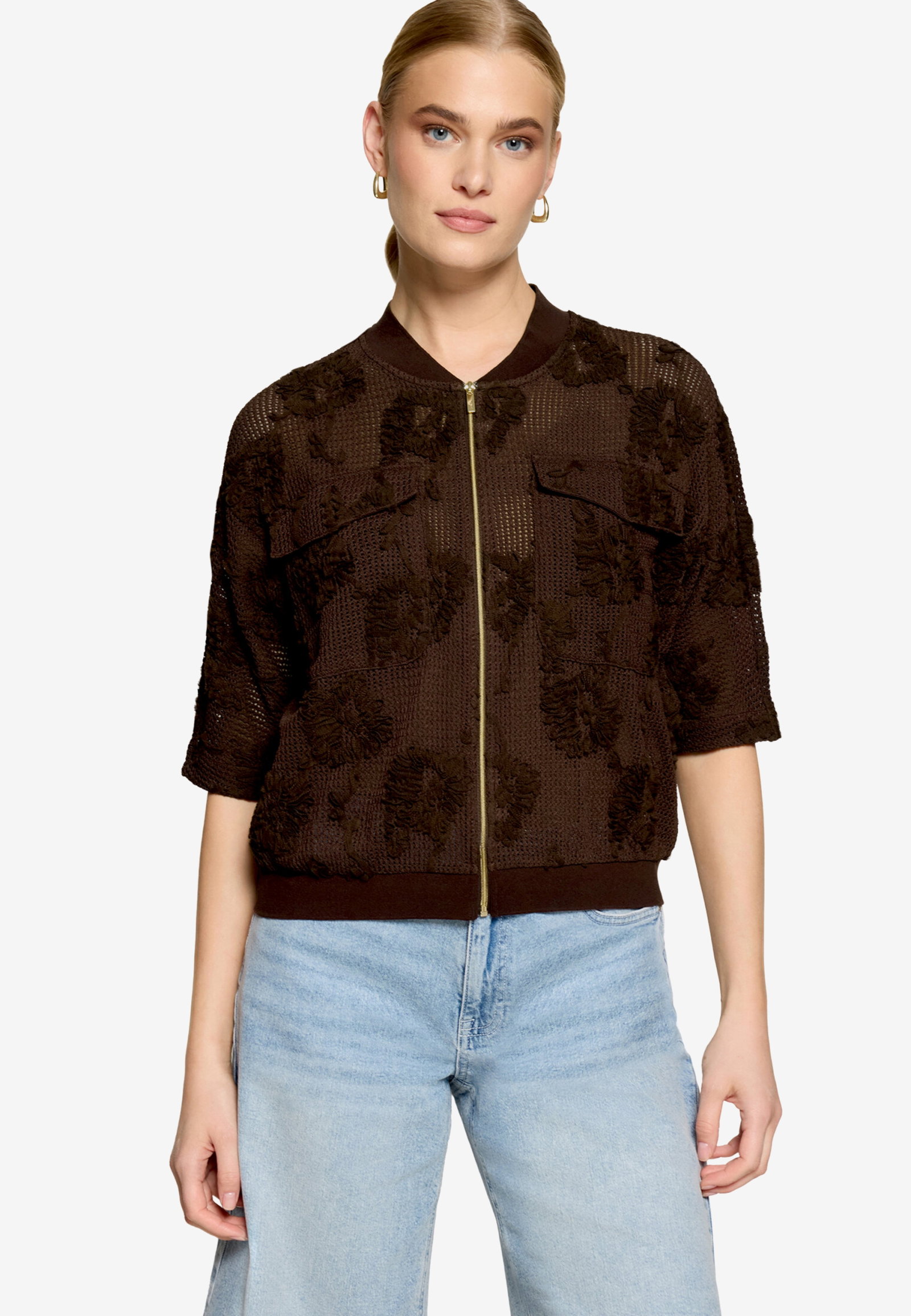 Blazerjacke Kurz 1/2 Arm, Chocolate Plum #2