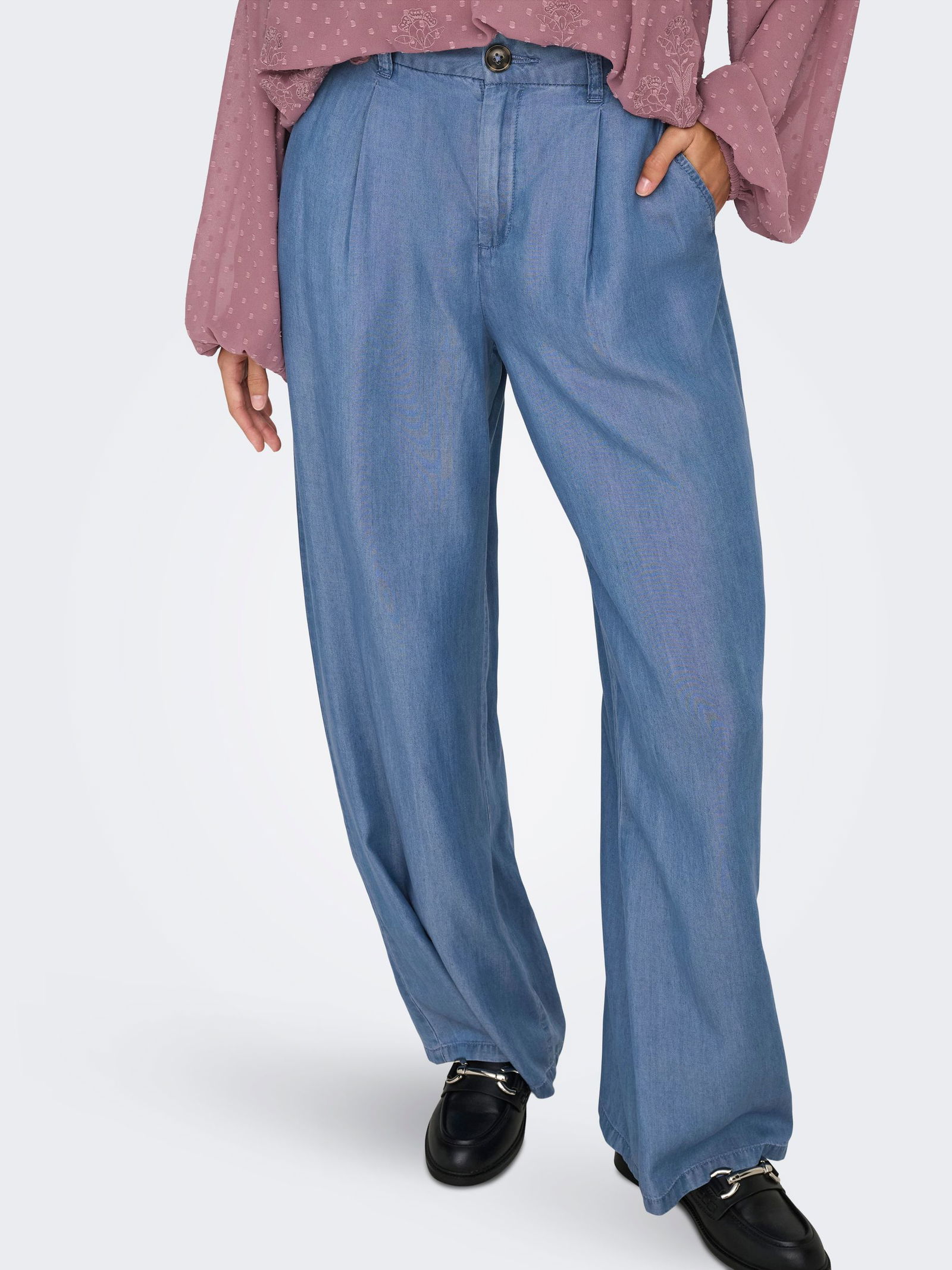 JDY |  JDY Schlaghose  | L/32 | medium blue denim