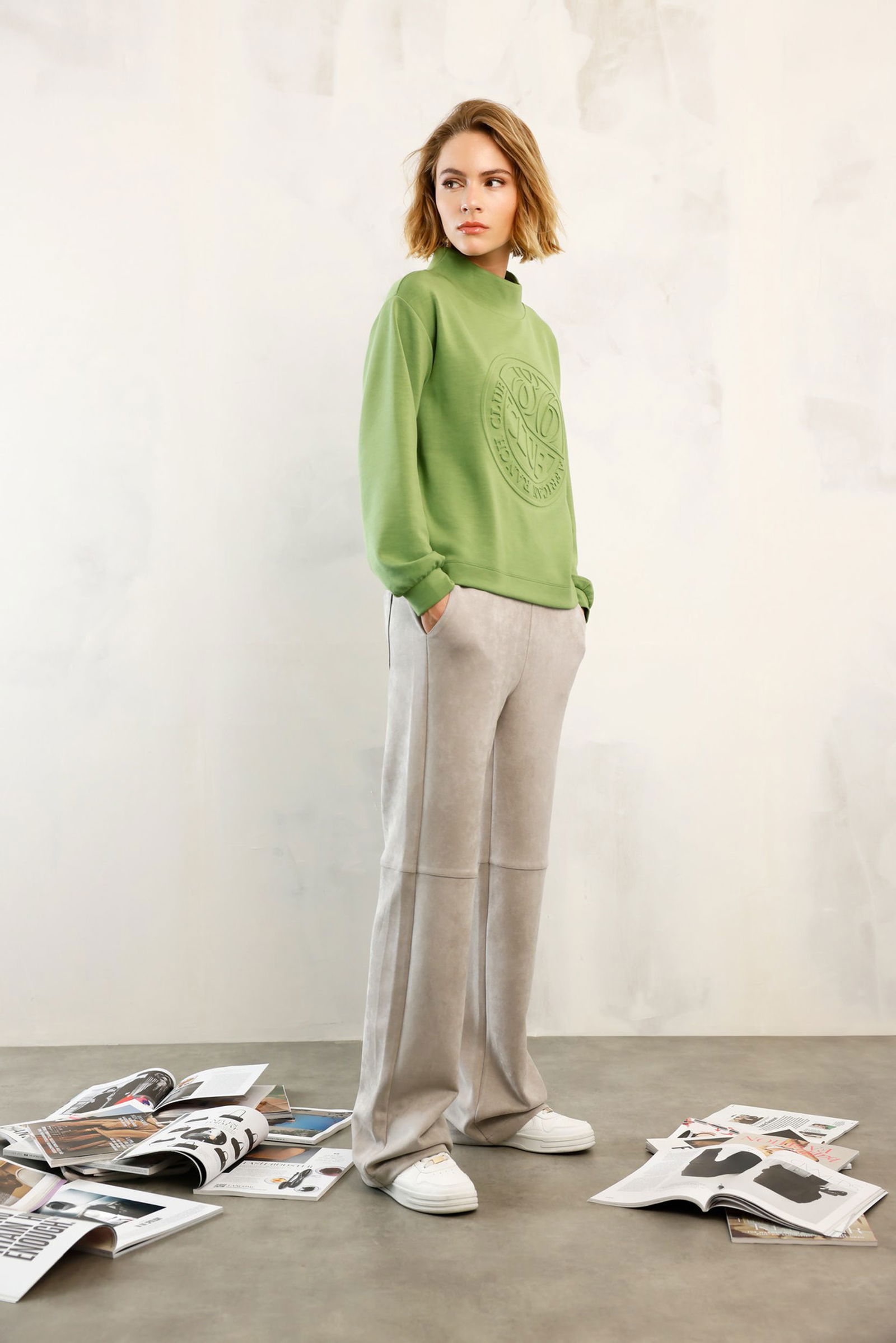 Monari | Monari Schmale Hose | 42 | light sand