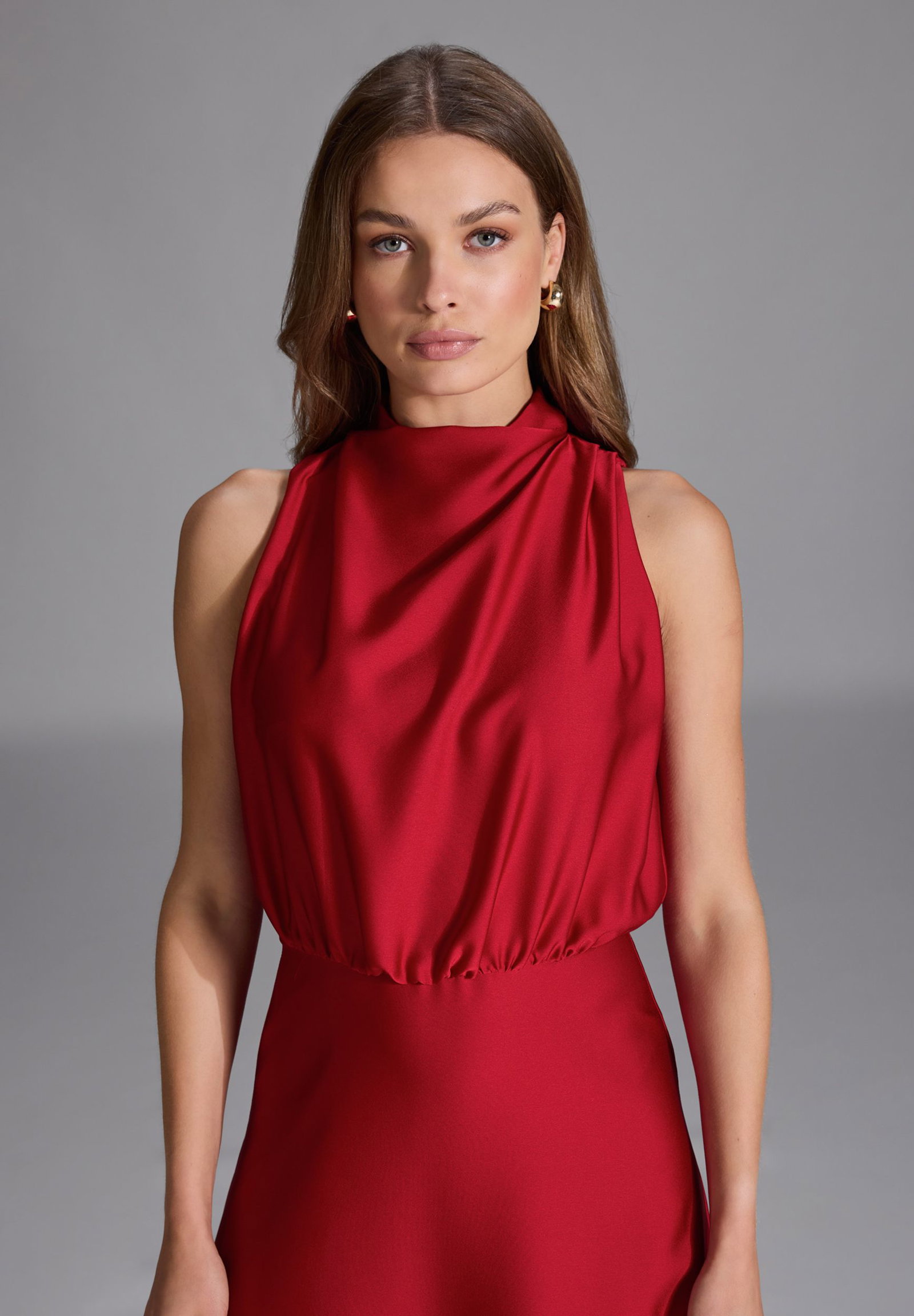 c6e27c49a2208520ac9311e87e263880 SWING | SWING Langes Kleid | 38 | chili red