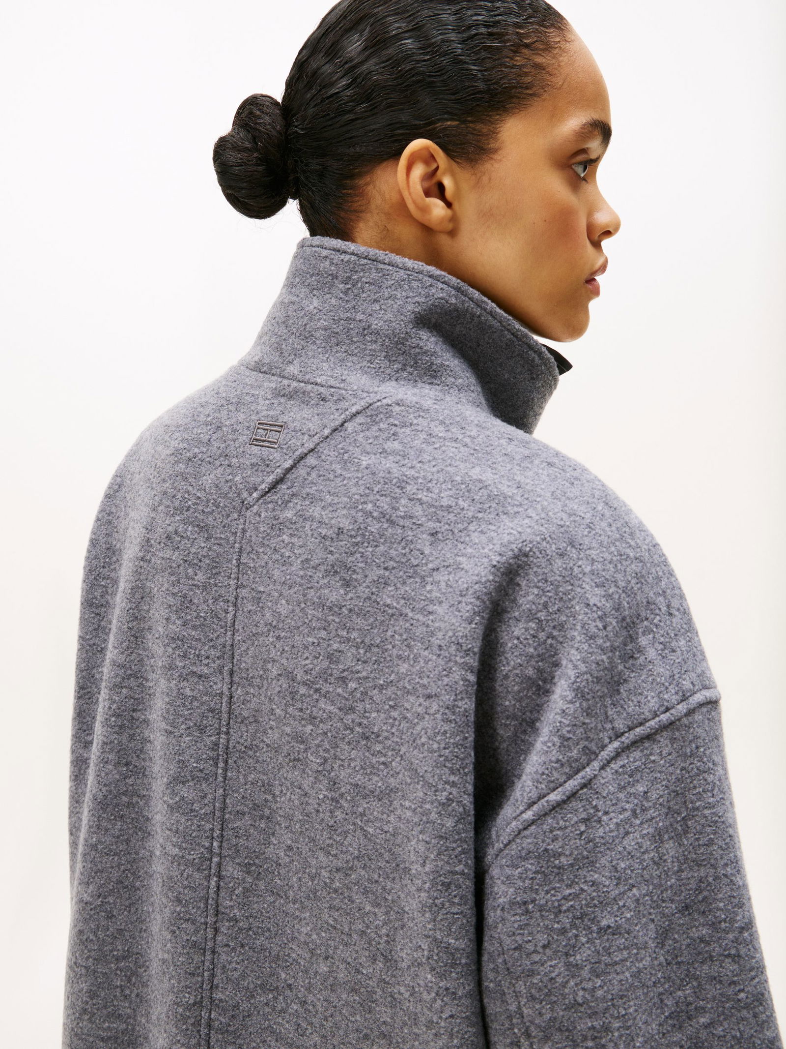 Tommy Hilfiger | Tommy Hilfiger Wollmantel | 36 | mid grey heather