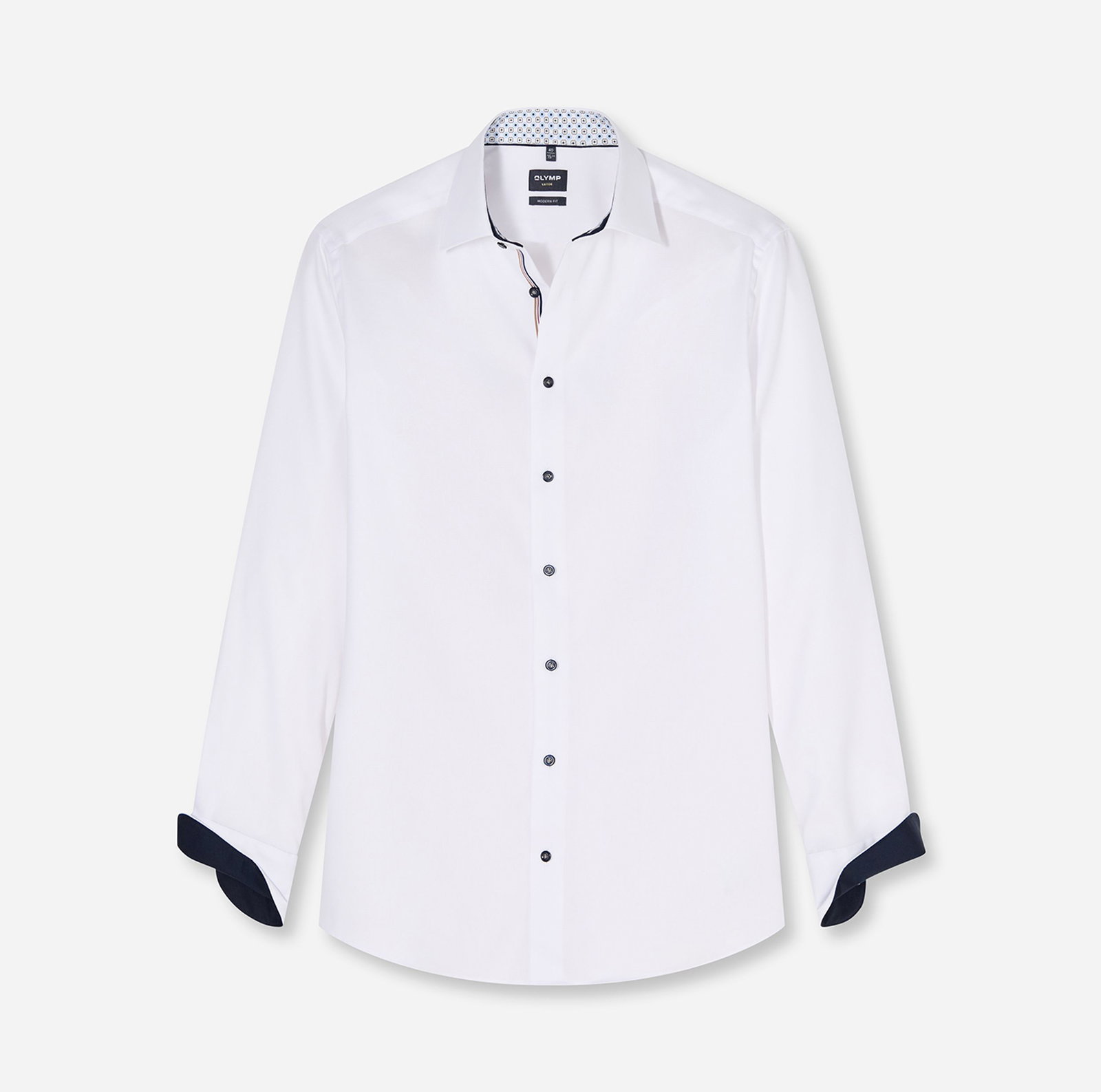Olymp |  Olymp Hemd Modern Fit  | 41 | weiß
