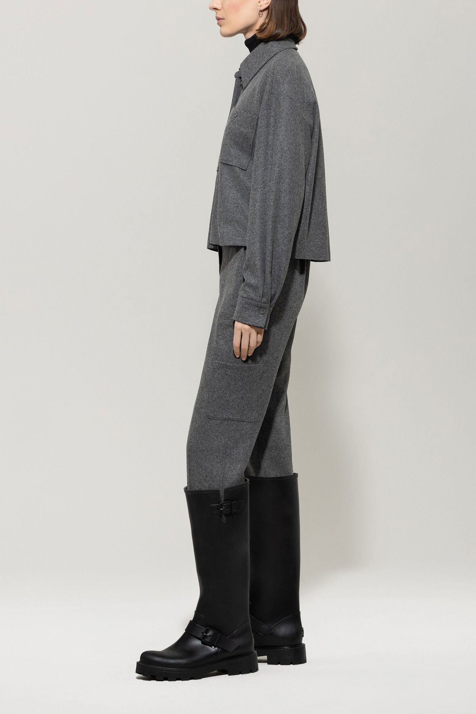  | Hose, grey | 36 | dark grey melange