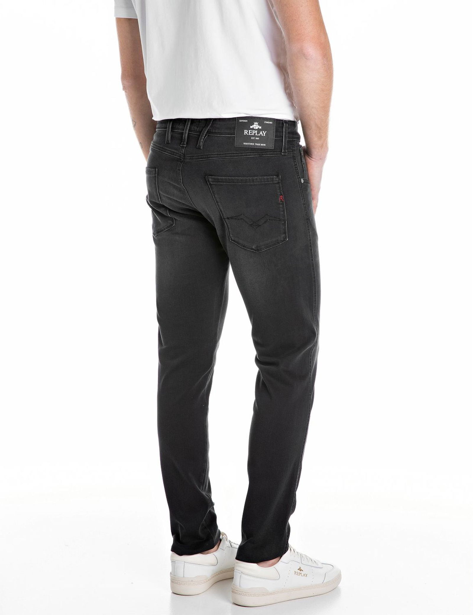 c2726f0ddeb55cdebdfb0fa0b67f3a03 Replay |  Replay Slim Fit Jeans "Anbass" | 30 | dark grey
