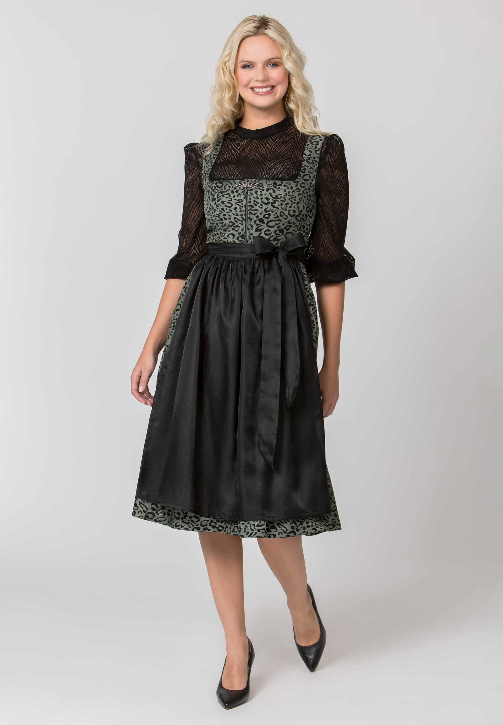 Stockerpoint Heimatgwand Dirndl Ravinna salbei 70cm #1