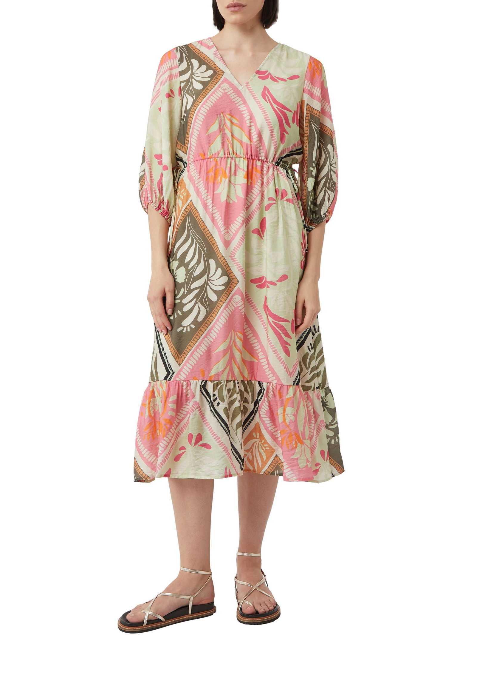 Comma |  Comma Midikleid  | 42 | lila