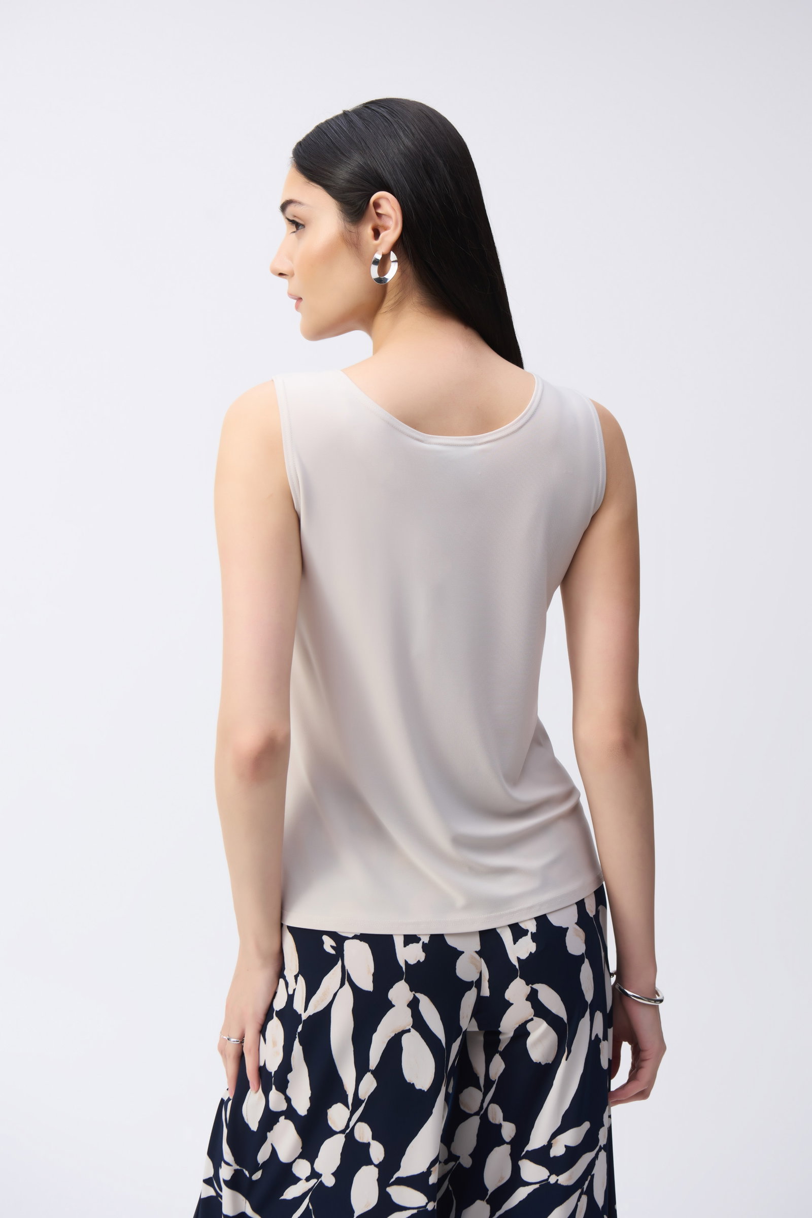 Joseph Ribkoff Top Moonstone ärmelloses Silky-Knit-Camisole mit Rundhalsausschnitt #2