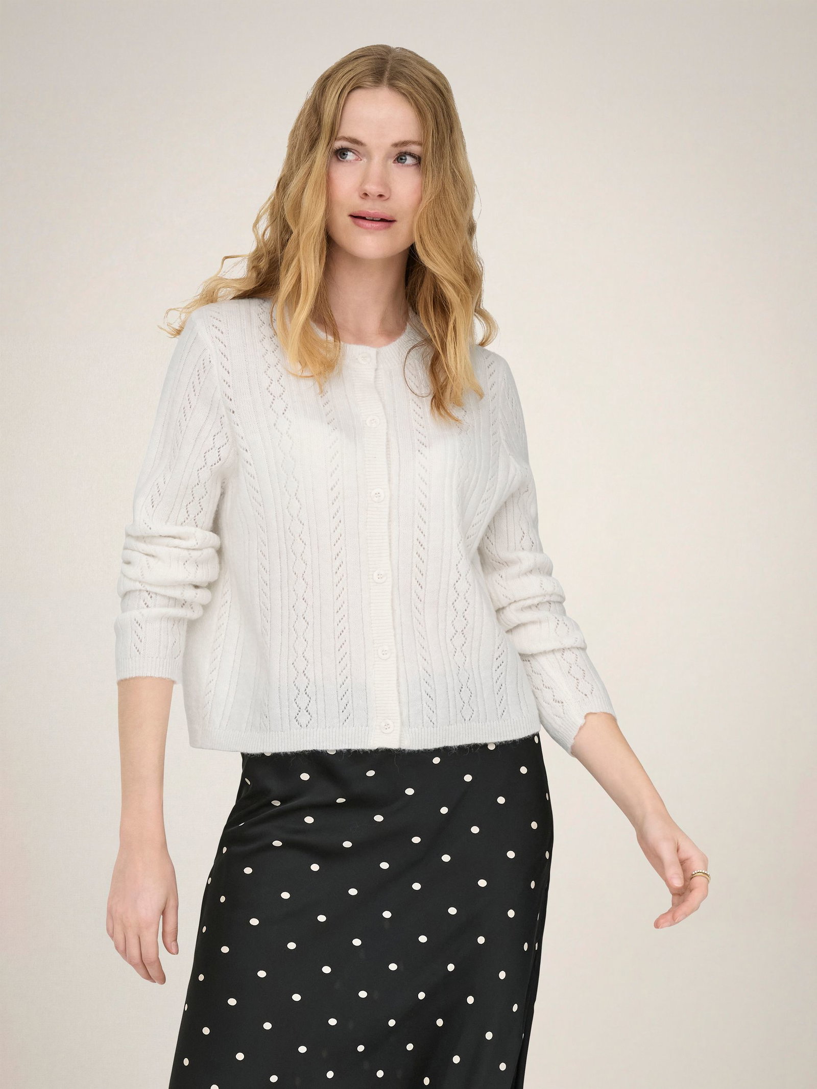 JDY |  JDY Strickjacke | Cardigan  | XS | bright white