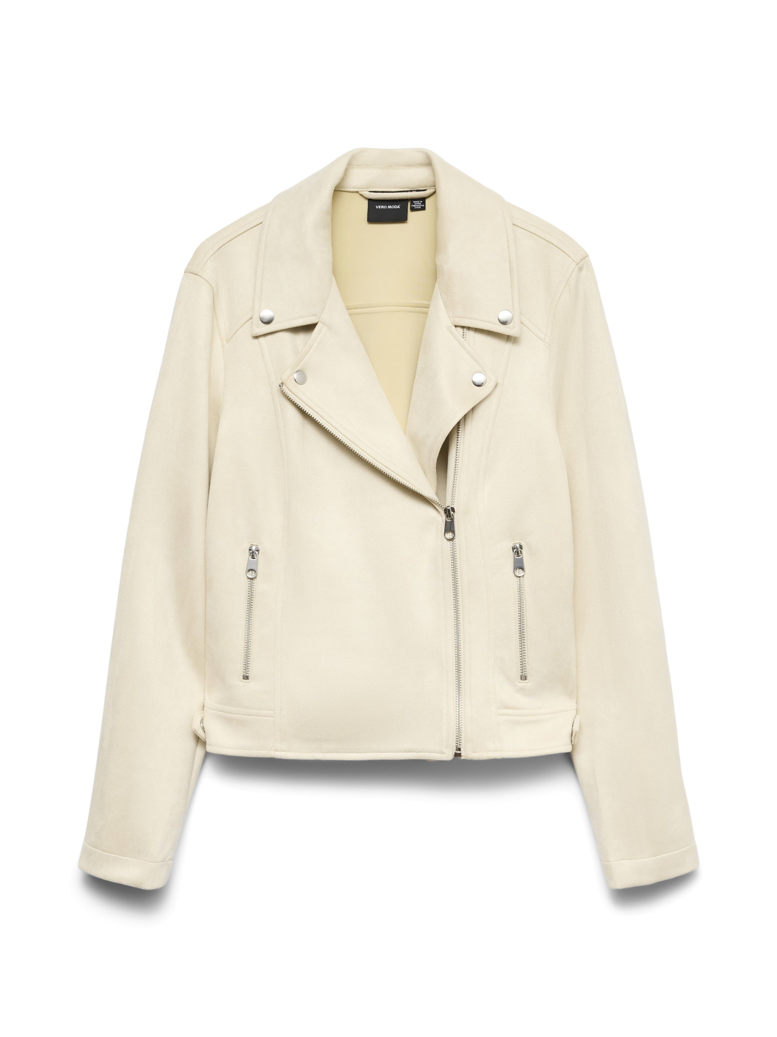 VMJOSE SHORT FAUX SUEDE JACKET GA N, Birch #1
