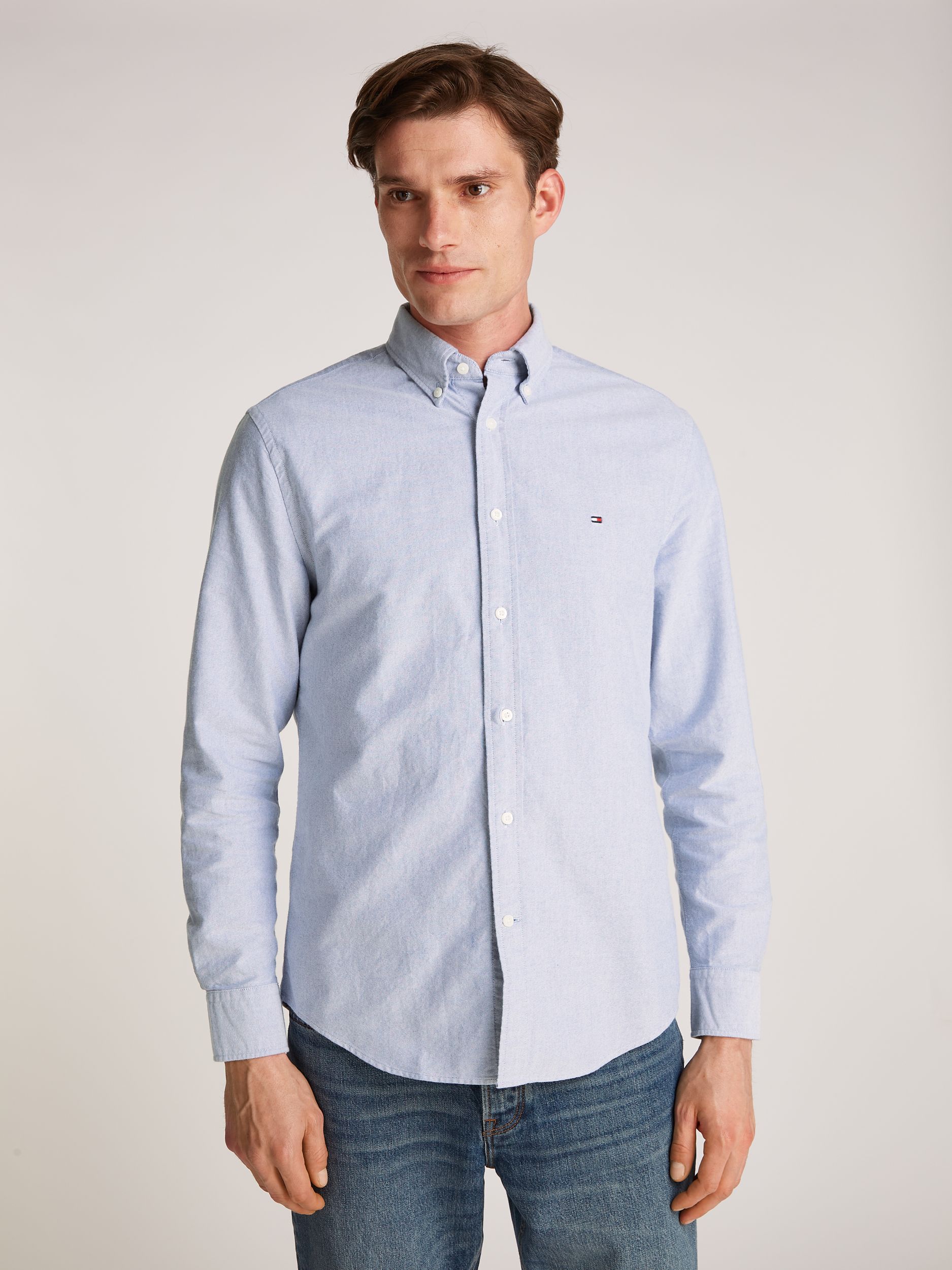 Tommy Hilfiger |  Tommy Hilfiger Hemd Regular Fit  | L | royal blue