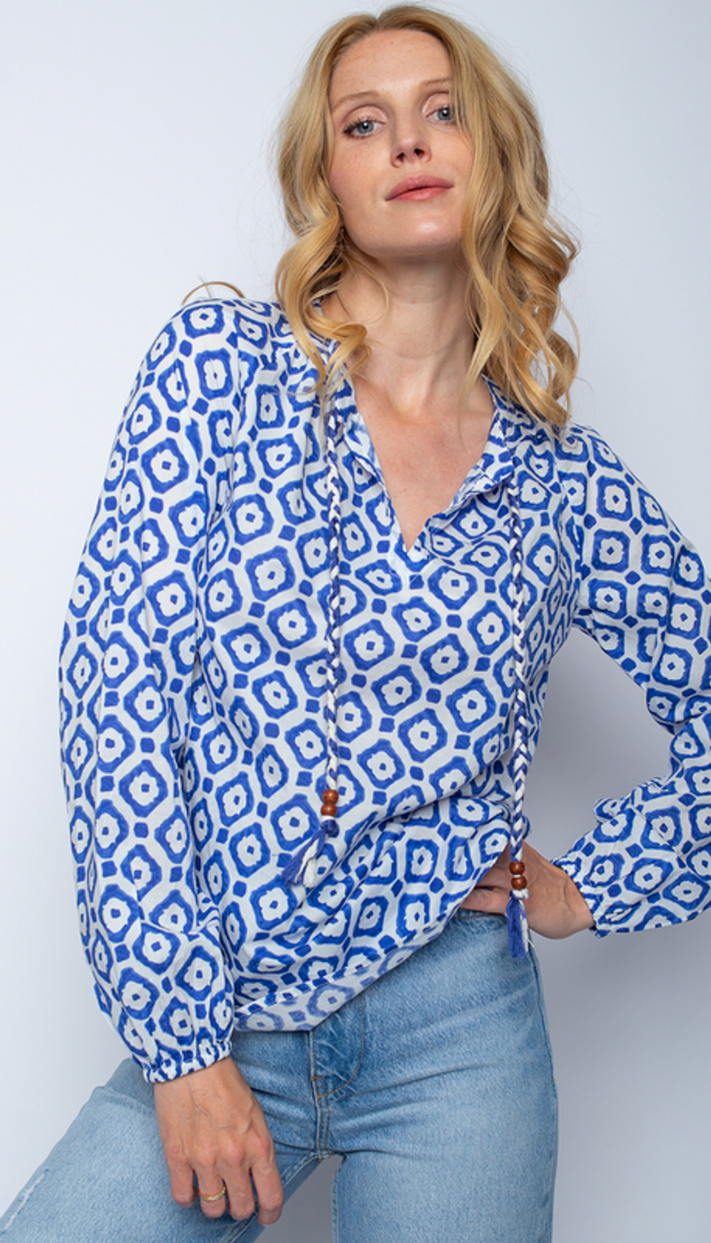 Emily van den Bergh |  Emily van den Bergh Druckbluse  | 40 | 1004_196