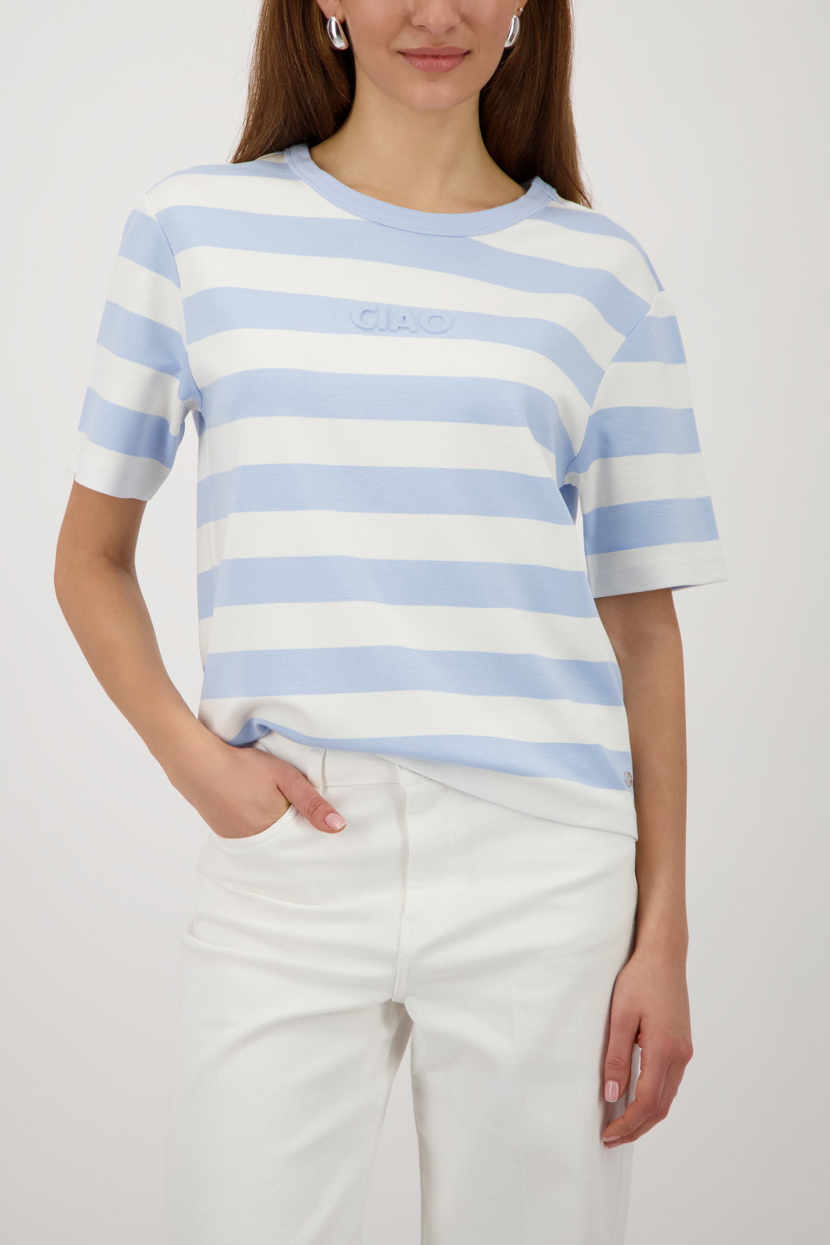 Sweatshirt, light sky ringel #2