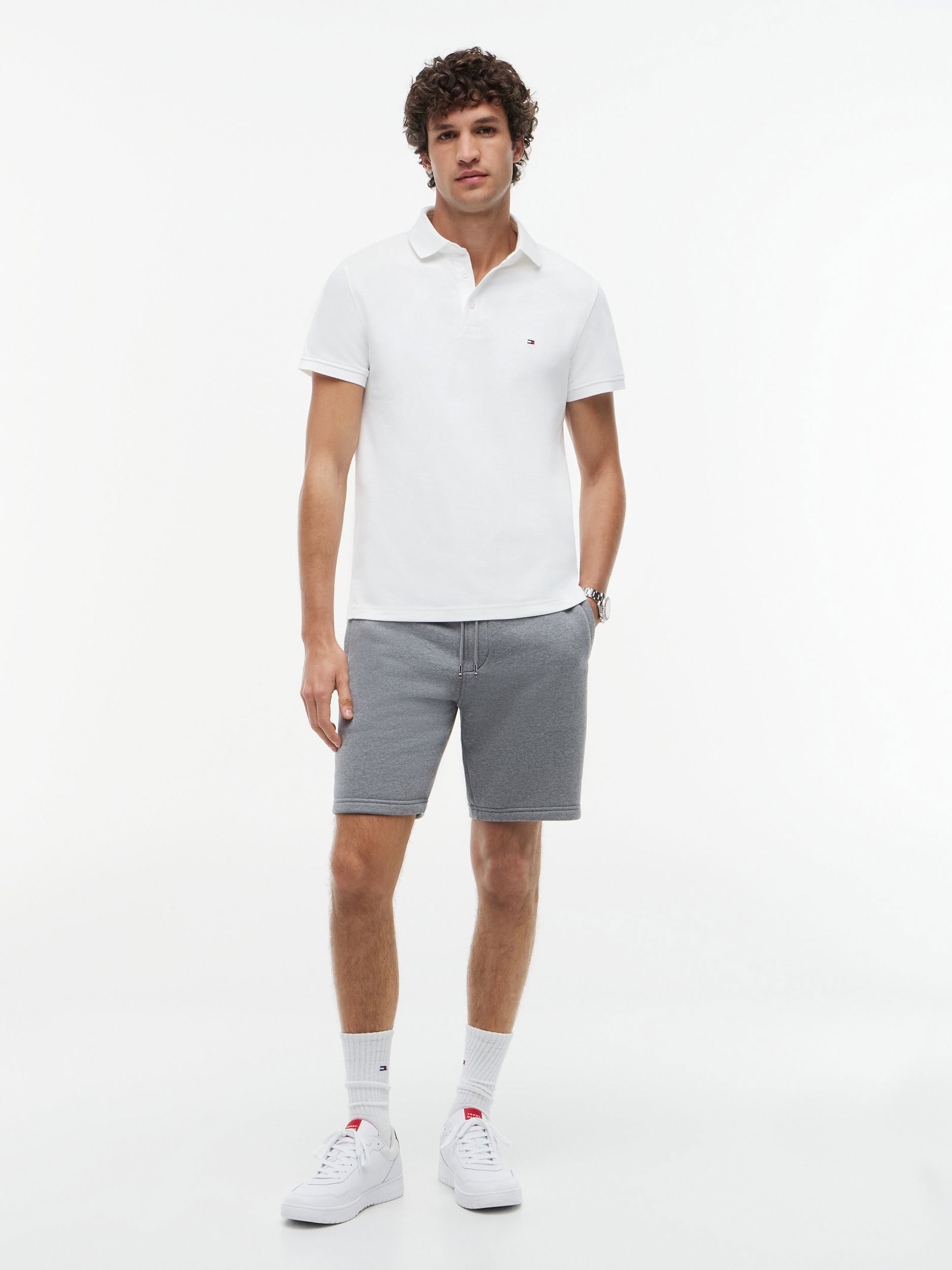 Tommy Hilfiger |  Tommy Hilfiger Poloshirt  | L | white
