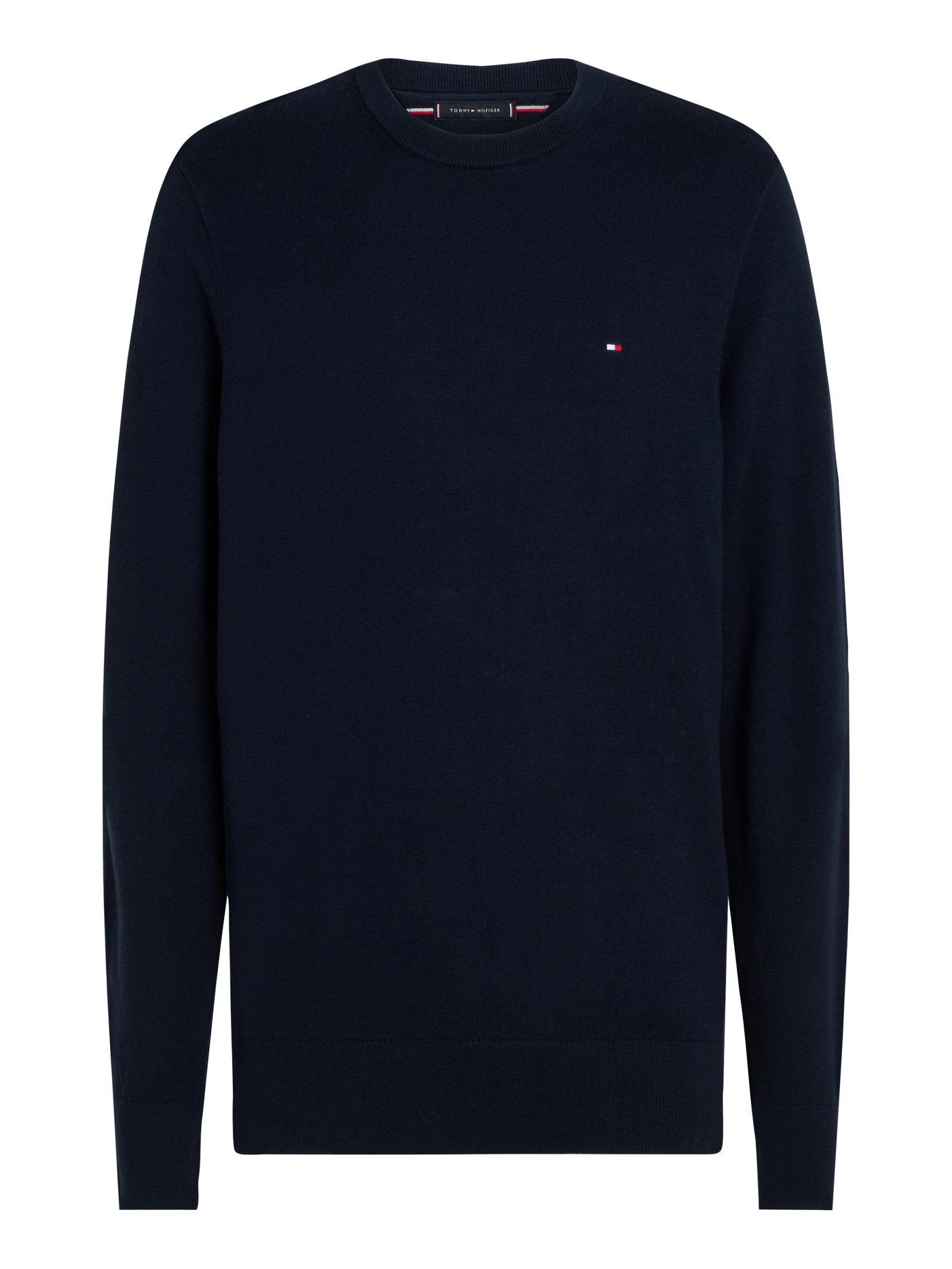 PIMA ORG CTN CASHMERE CREW NECK, BLUE #10