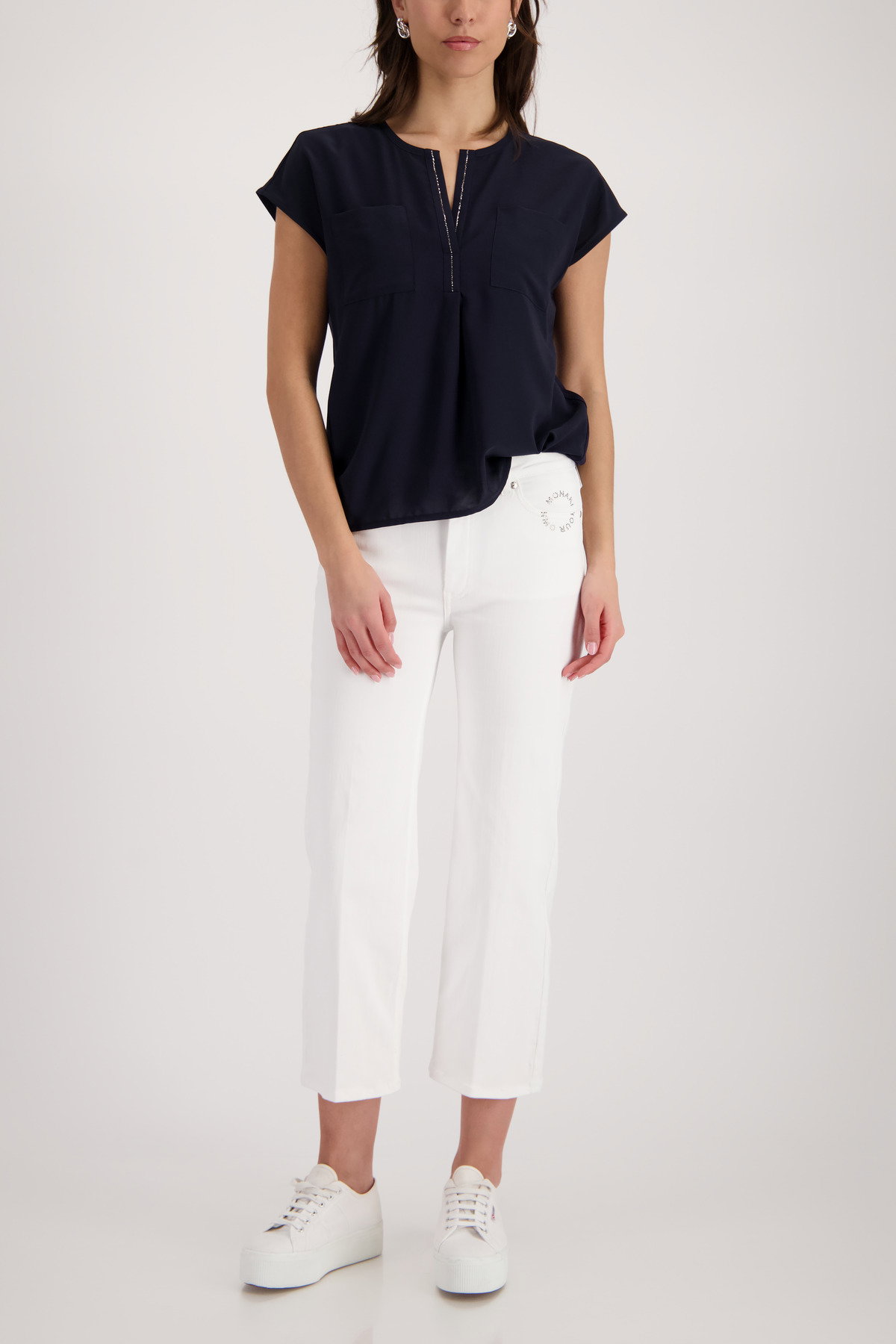 Bluse, marine #6