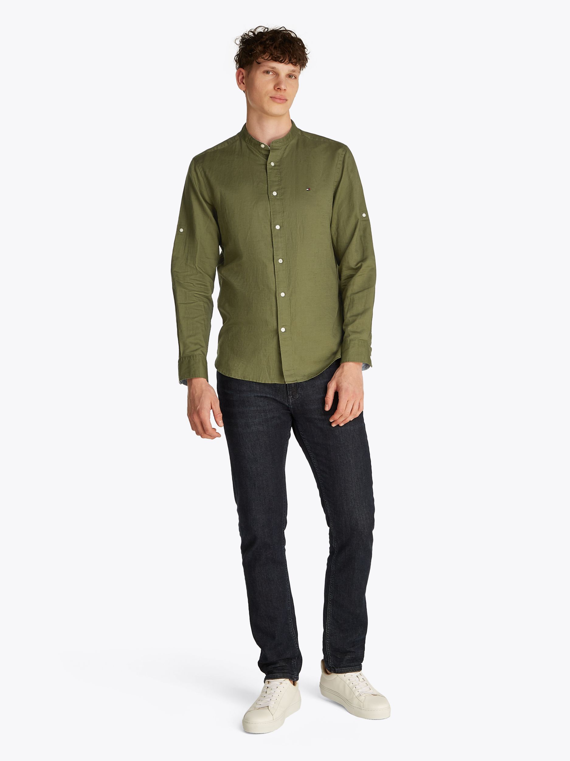 Tommy Hilfiger |  Tommy Hilfiger Hemd Regular Fit  | M | sandalwood