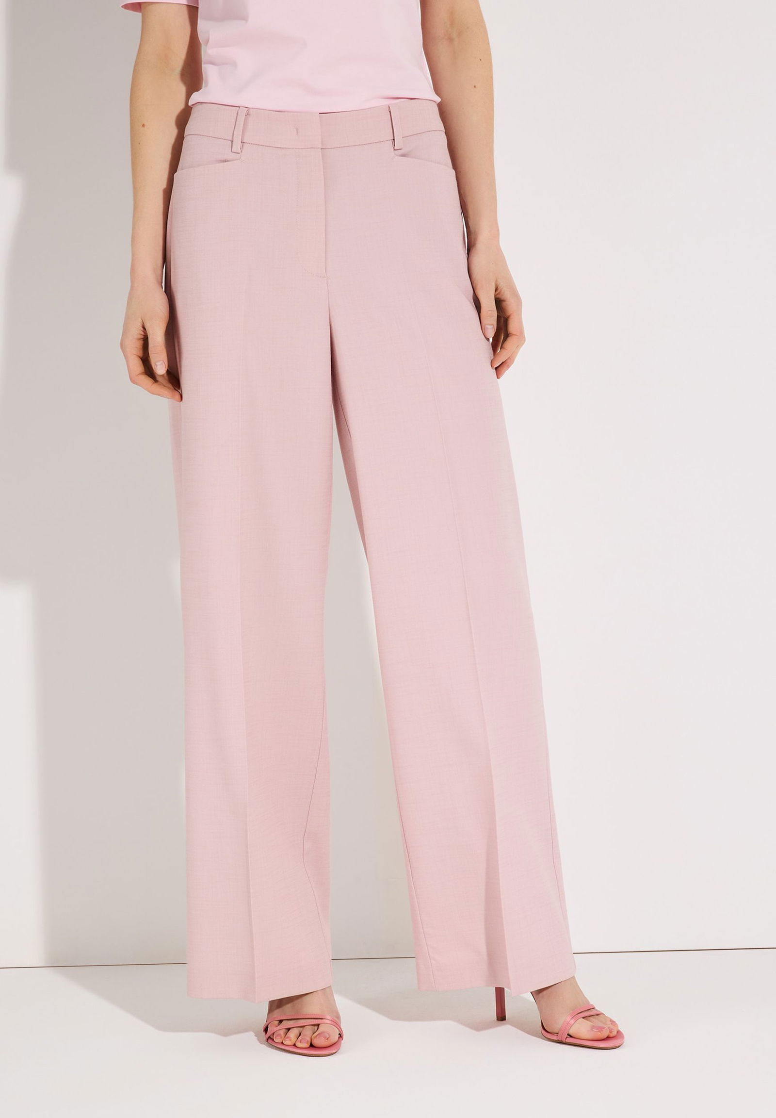 |  PES-CV Blend Wide Leg Pants, sorbet rose | 42 | 1500_0825