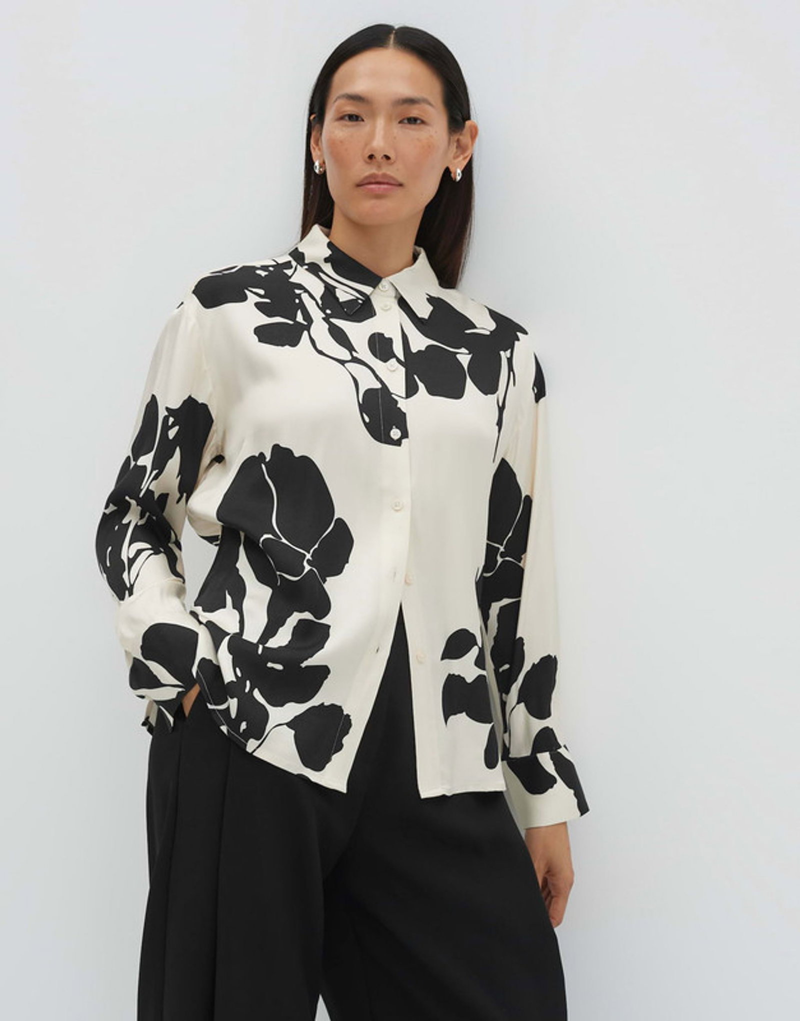 Someday |  Someday Druckbluse  | 36 | natural glaze