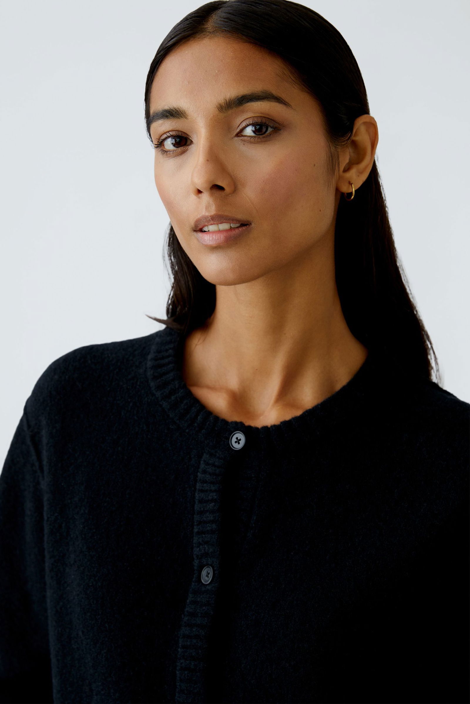 Oui | Oui Strickjacke | Cardigan | 42 | black