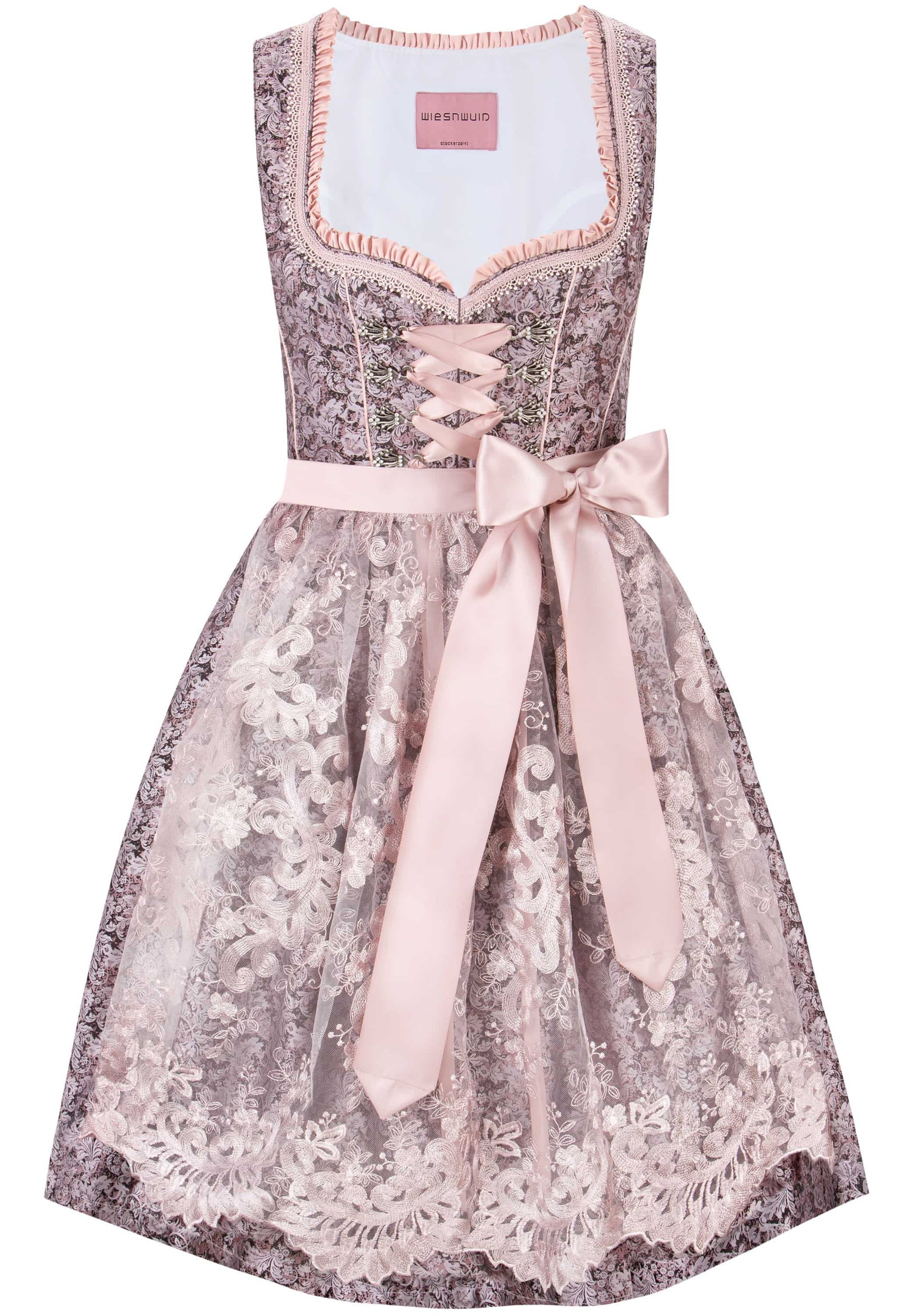 Stockerpoint Wiesnwuid Dirndl Meryl altrosa 60cm #6