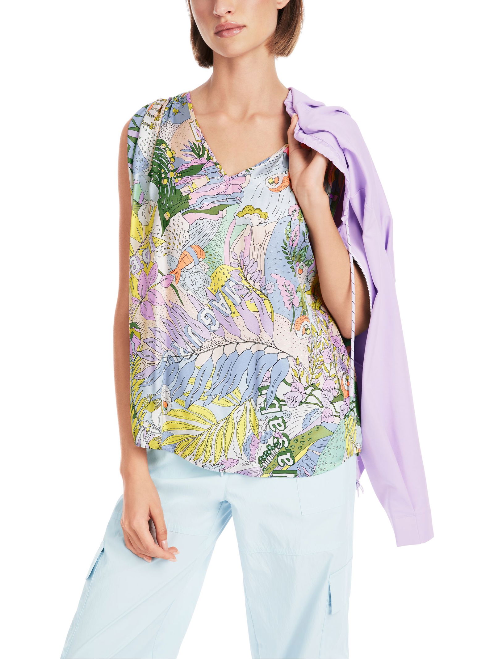 Marc Cain Sports |  Marc Cain Sports Druckbluse  | 40 | 1326_723