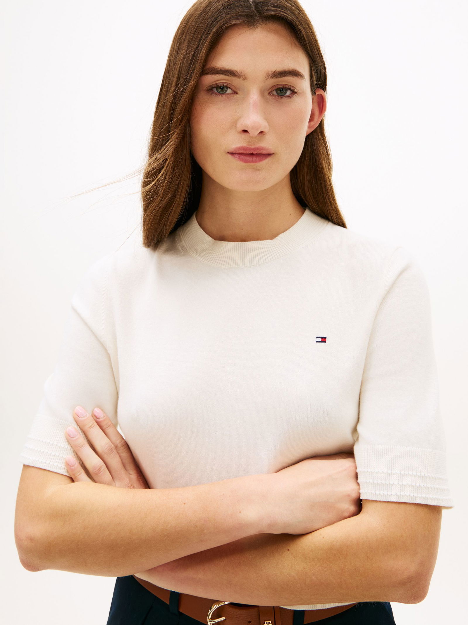 Tommy Hilfiger |  Tommy Hilfiger Shirt  | M | ivory petal