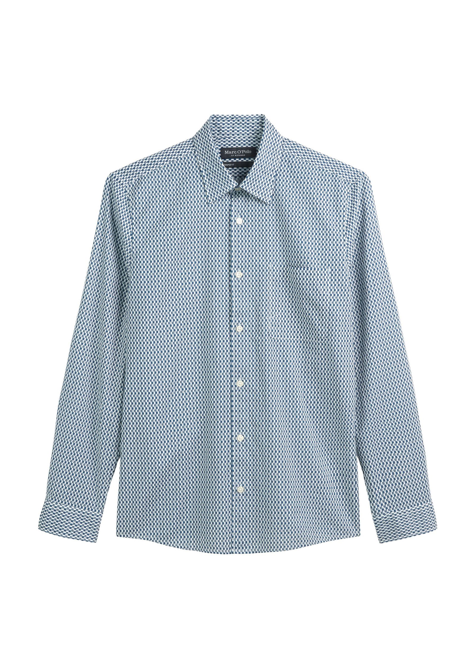 e10d011abc5cbf3e9eb27df7352bcdaa Marc O´Polo | Marc O´Polo Hemd Regular Fit | M | multi/ iris ink