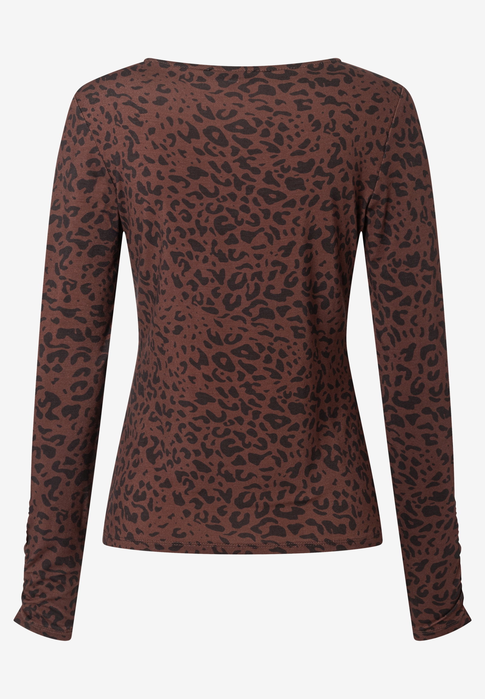 Printed Viscose Longsleeve, twotone leo print #2