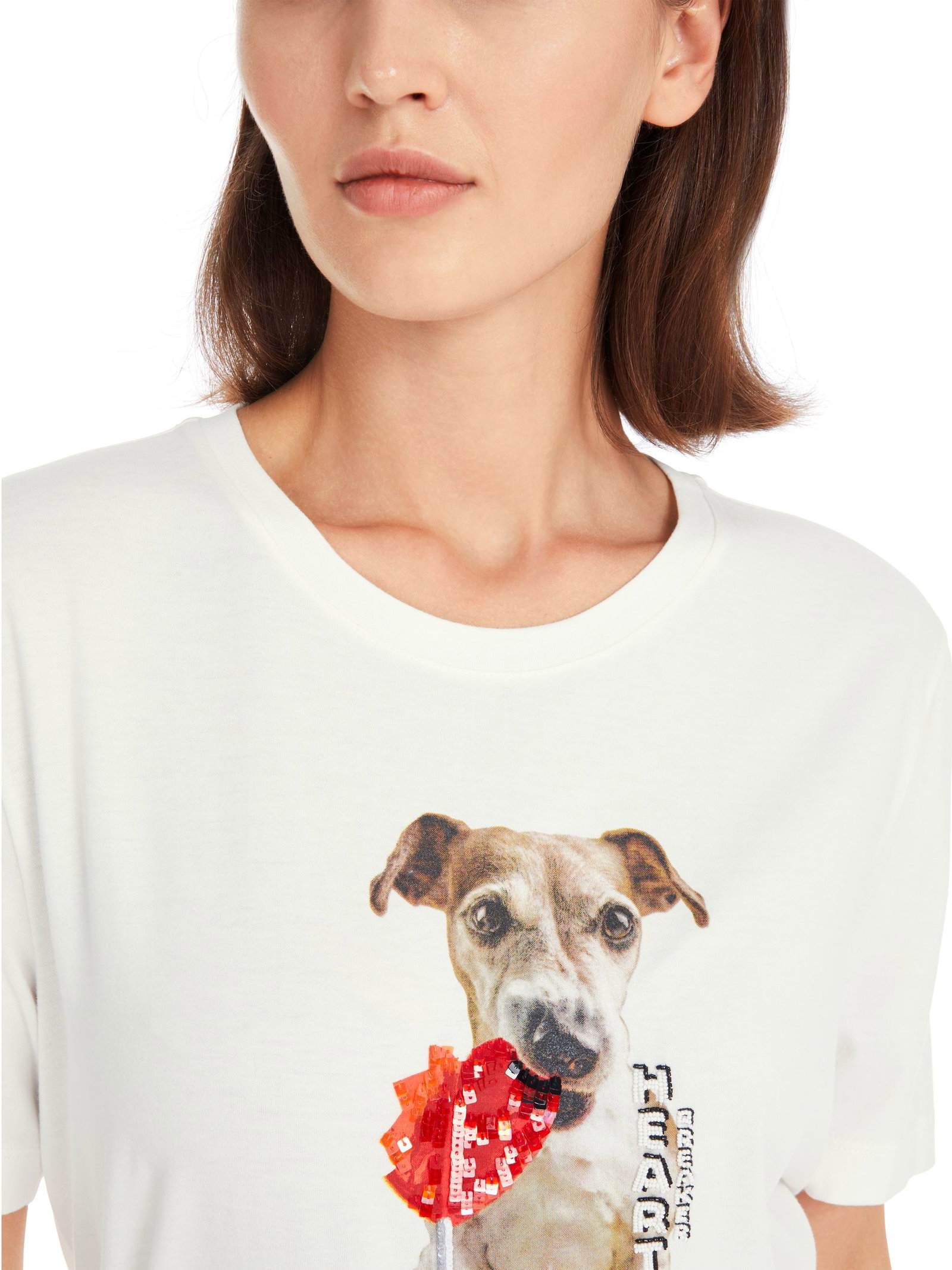 daa4ce72555ef741bd6437a688a44199 Marc Cain Sports | T-Shirt aus reiner Baumwolle | 38 | off-white