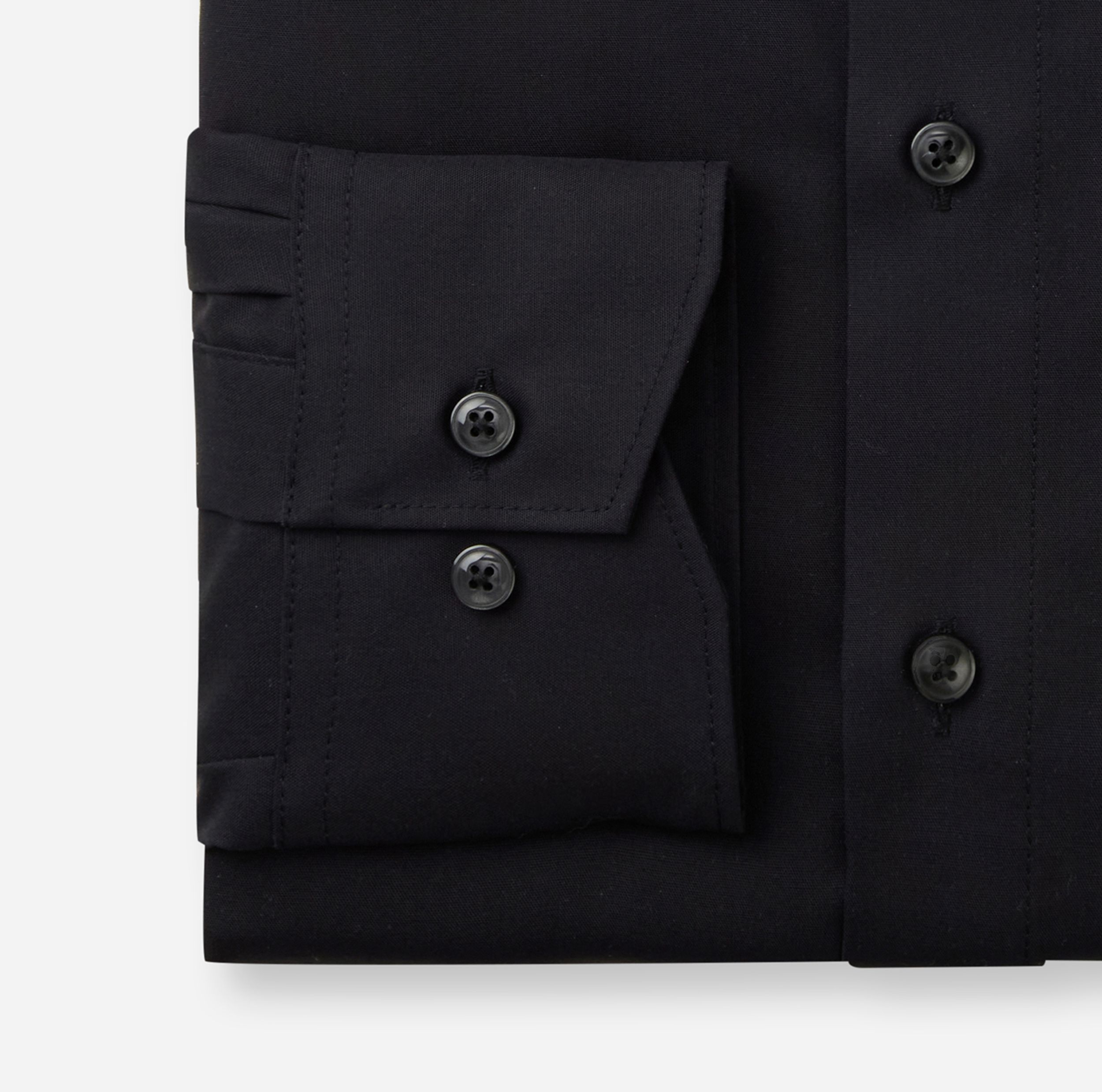 Olymp |  Olymp Hemd Modern Fit  | 45 | schwarz