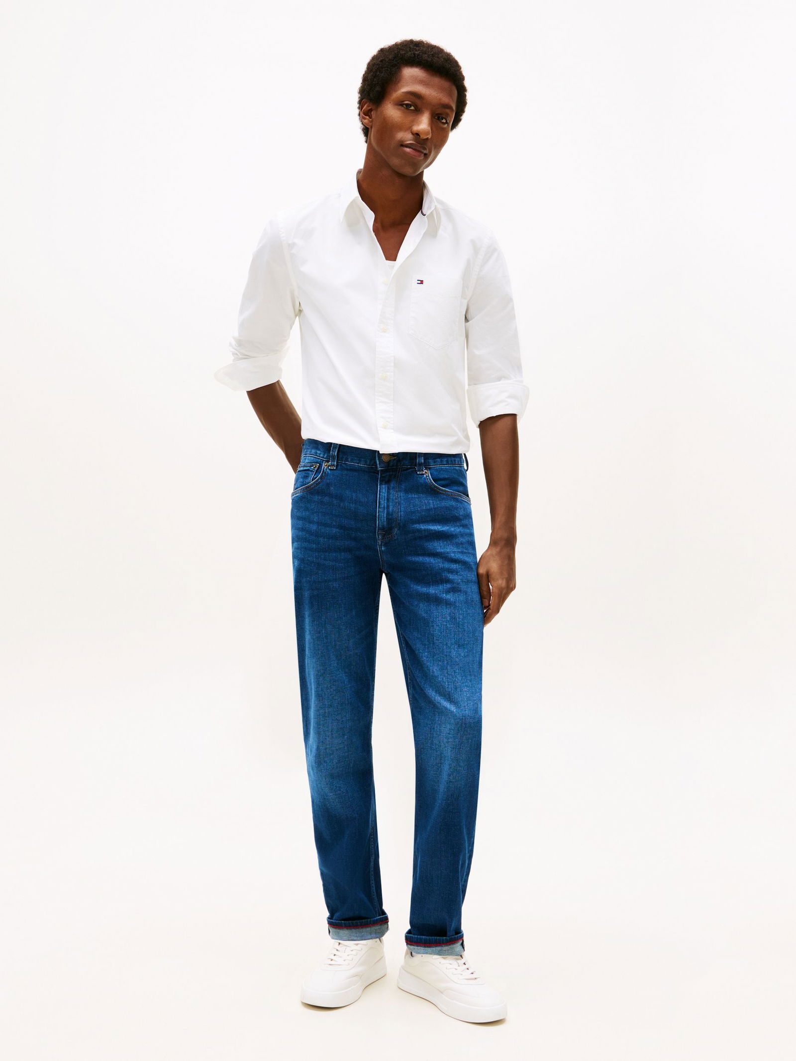 Tommy Hilfiger |  Tommy Hilfiger Straight Leg Jeans  | 36/32 | dark blue