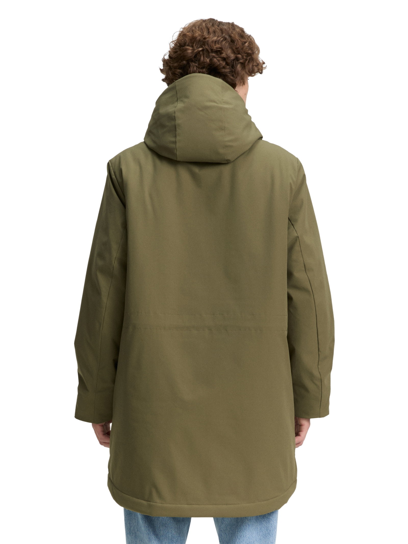 tech hooded parka, jungle soil green #4