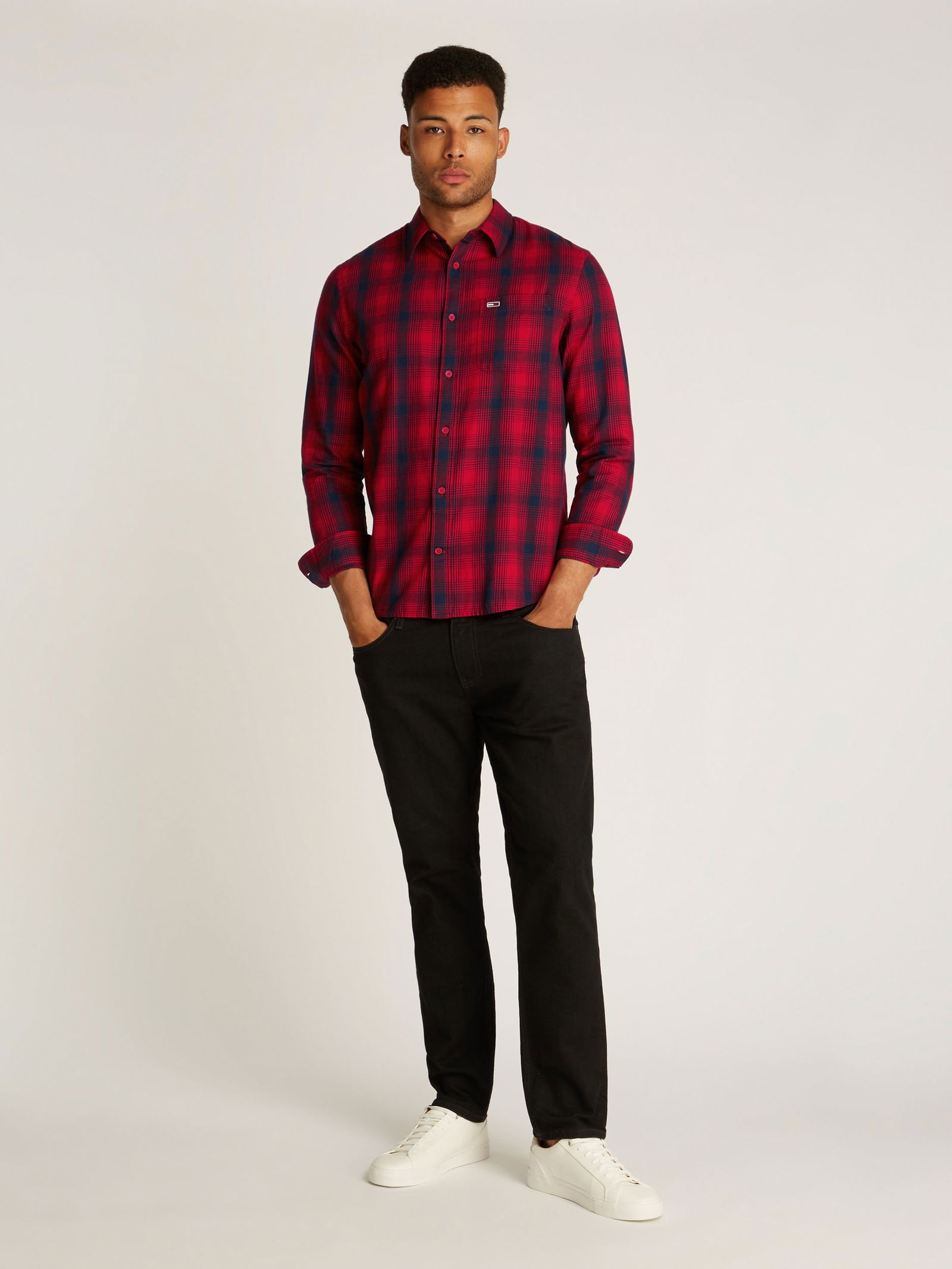 d4130b19da7da6fb30ea7a8478cc5409  |  TJM REG CHECK FLANNEL SHIRT EXT | XXL | new charcoal