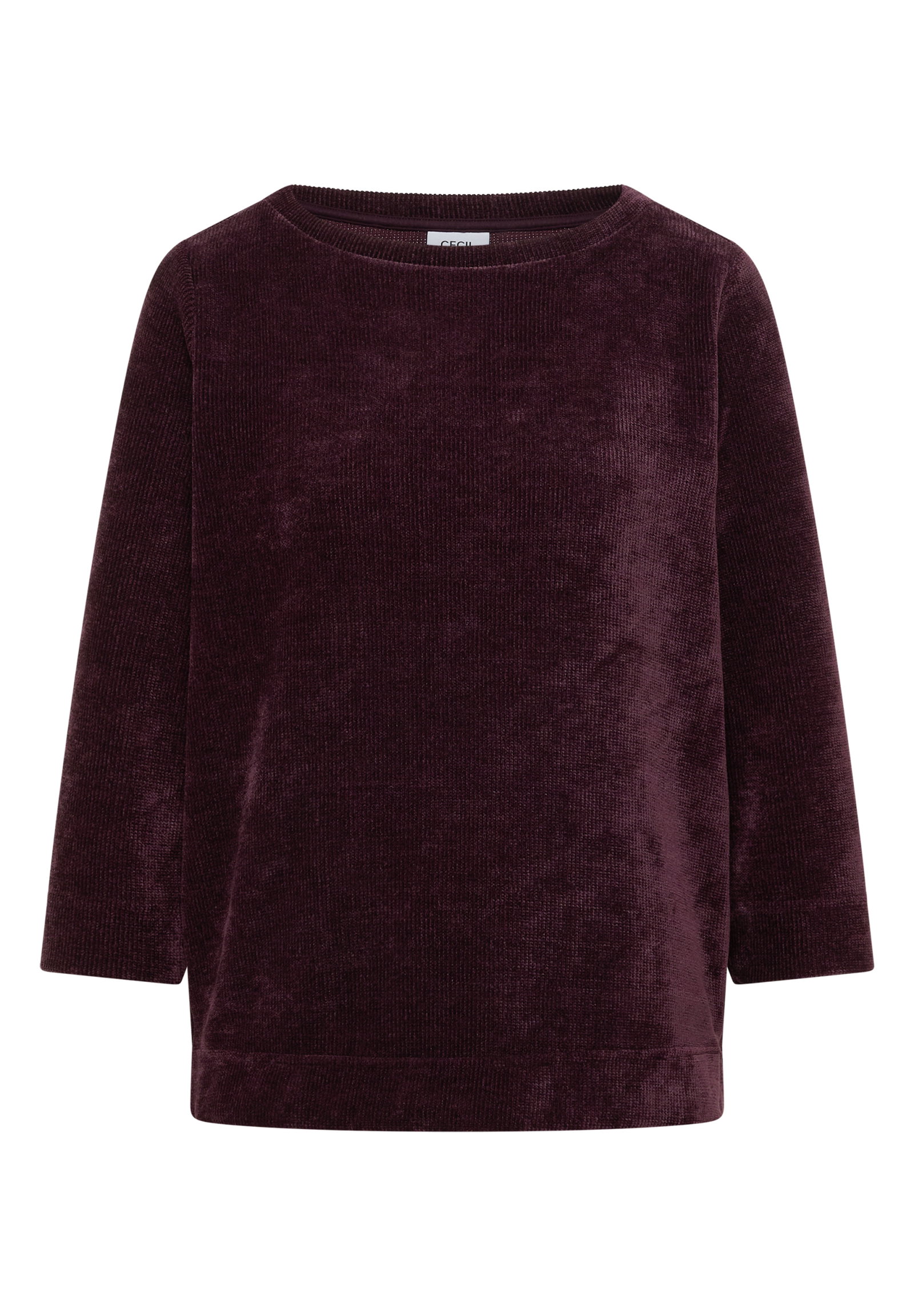 Soft Cord Shirt, berry red #1