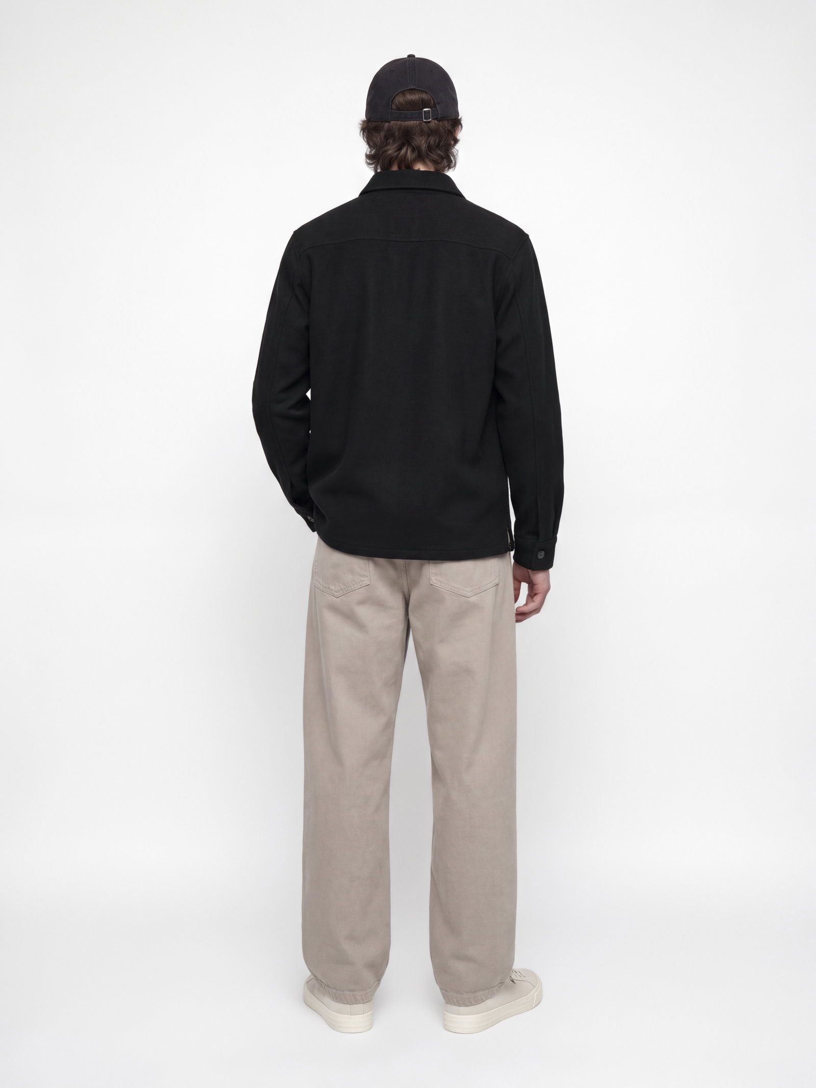 JJEREGENT STRUCTURE OVERSHIRT LS SN, Black #5