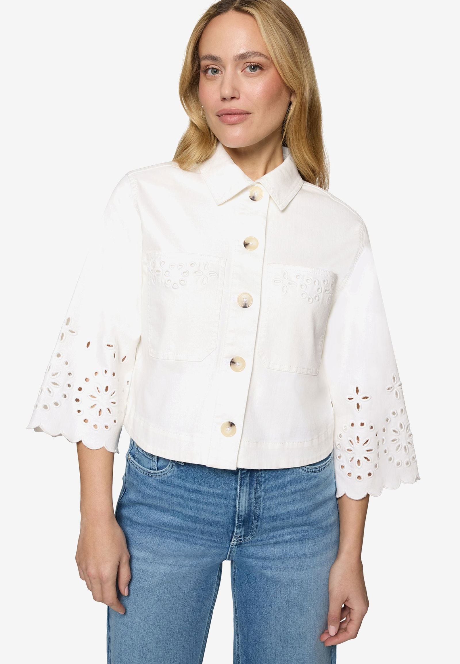 Zero |  Zero Kurzblazer  | 34 | patch creamcream