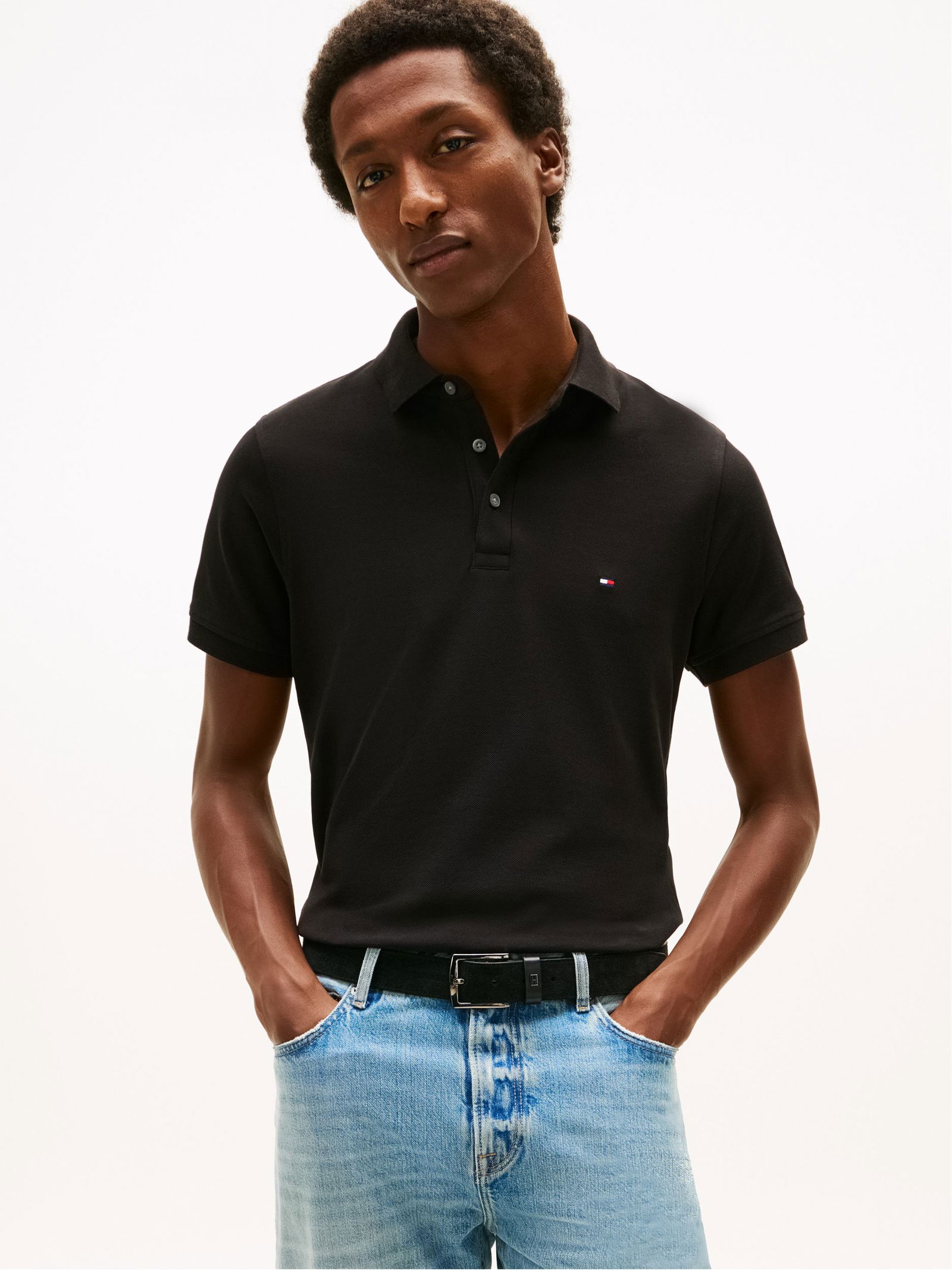 Tommy Hilfiger |  Tommy Hilfiger Poloshirt  | XL | black