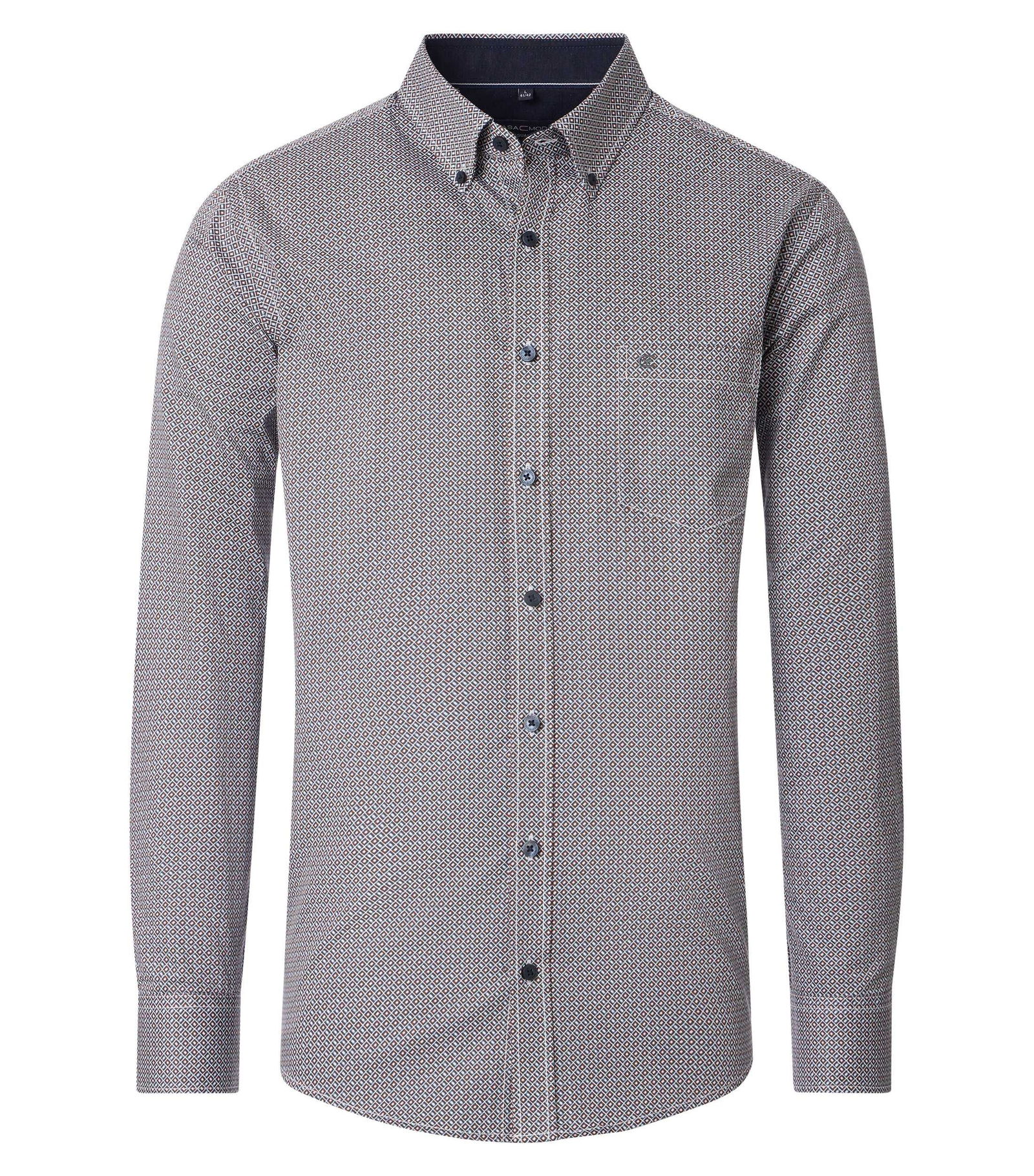 Casa Moda | Casa Moda Hemd Regular Fit | L | silber
