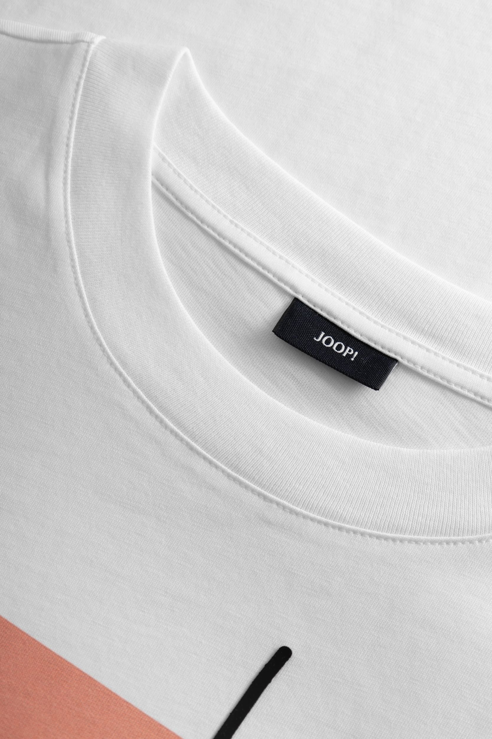 Joop Baumwoll-T-Shirt in Weiss