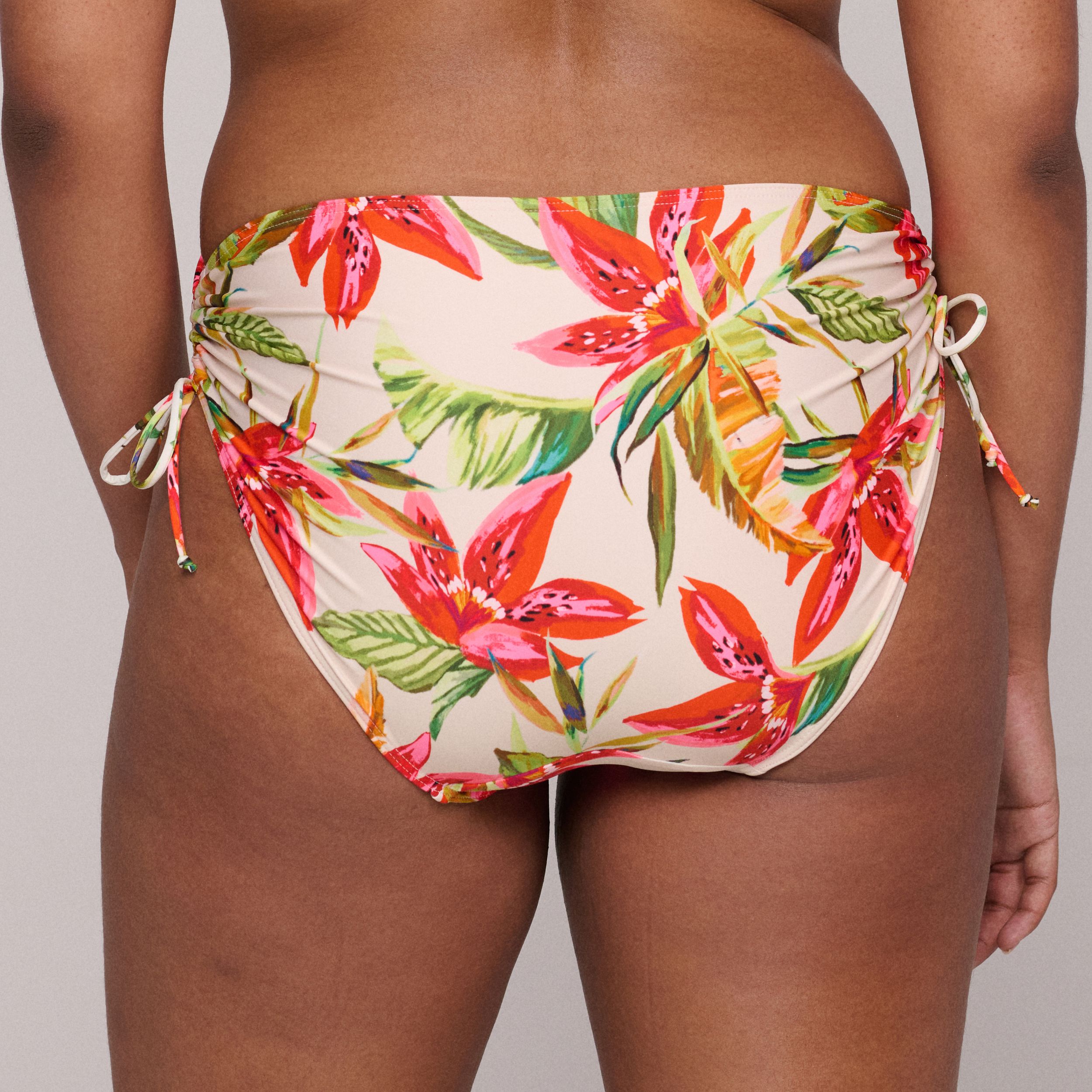 PrimaDonna |  TANZANIA Calm tropics Bikini Taillenslip m. Schnur | 48 | calm tropics