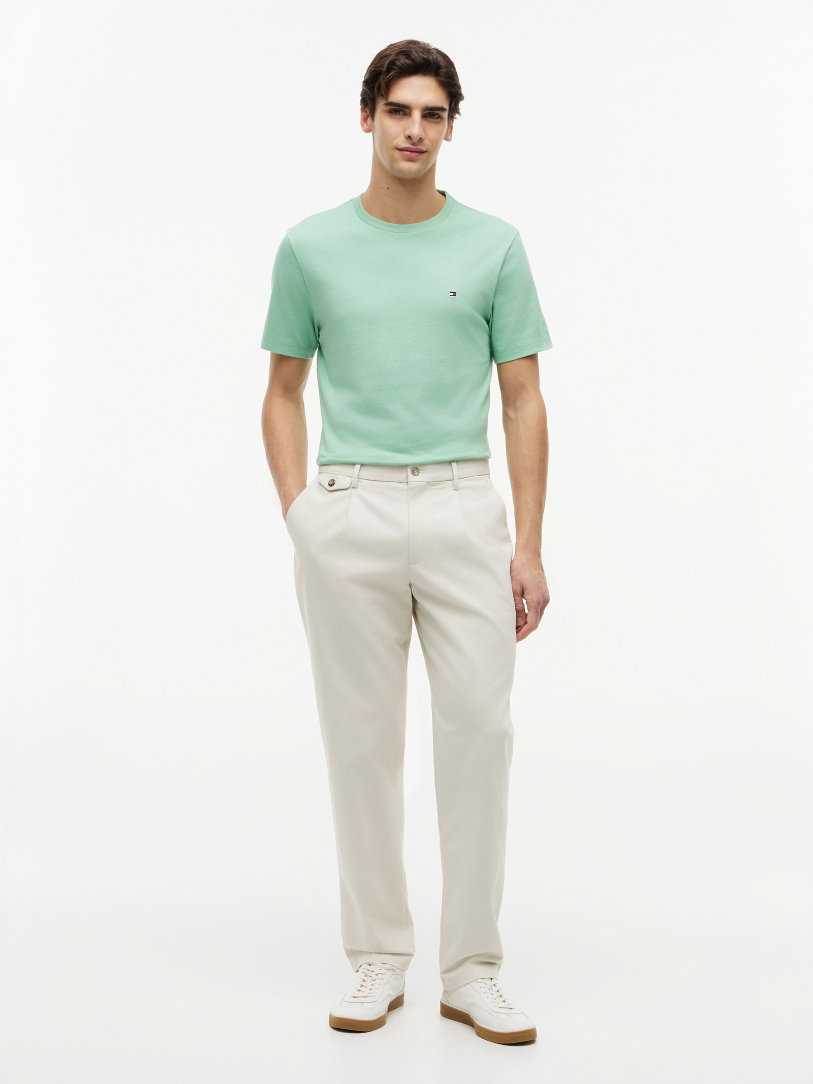 ESS SEASONAL REG FIT SOLID TEE, GREEN #5