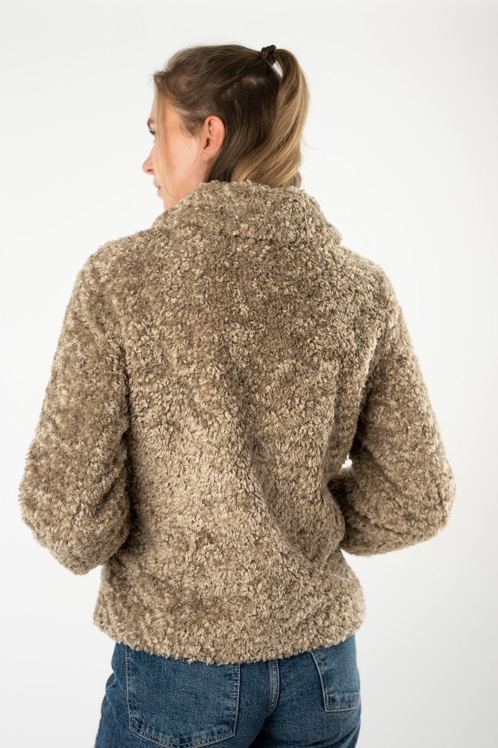 Mauritius Gipsy Flauschjacke 2WWynn, taupe #3