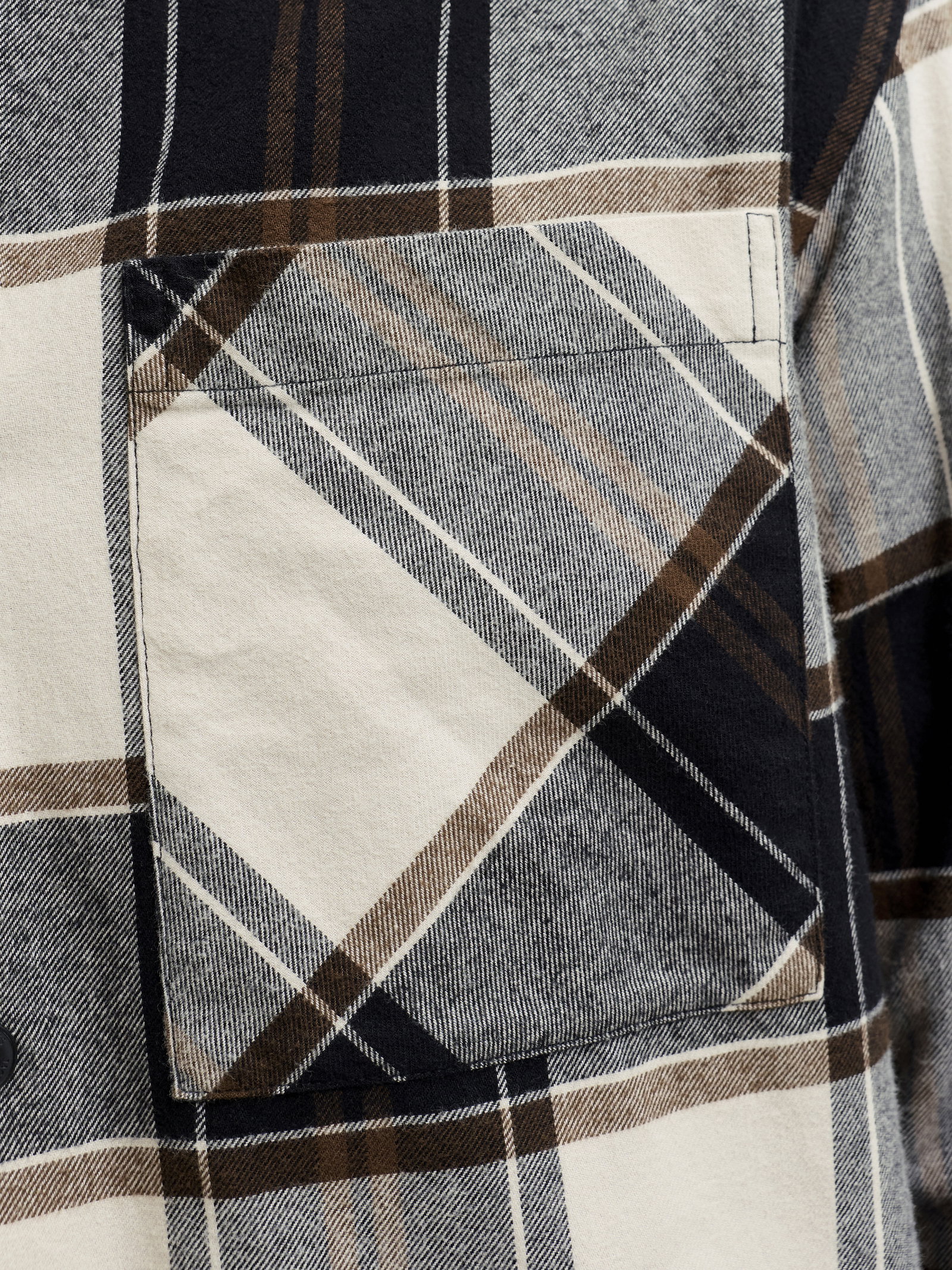 JJEJACKSON OVERSHIRT LS SN, Cloud Dancer/CHECK #5