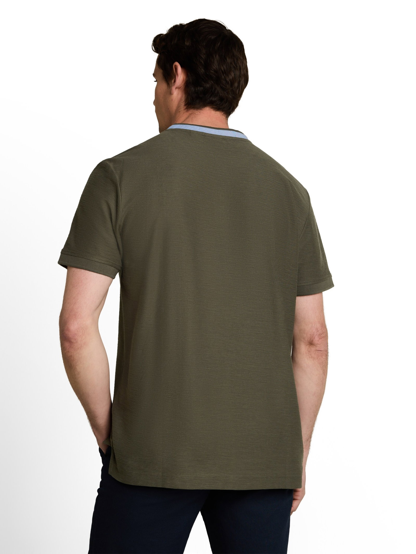 Tom Tailor structured polo, deep leaf green #4