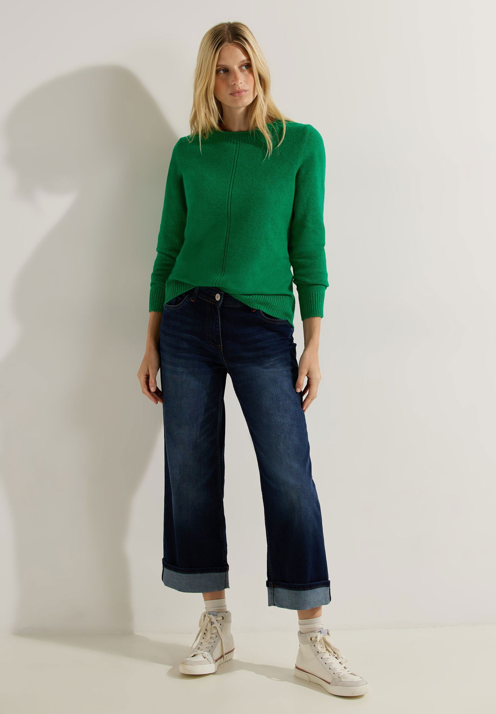 CECIL |  CECIL Pullover  | XXL | bright green melange
